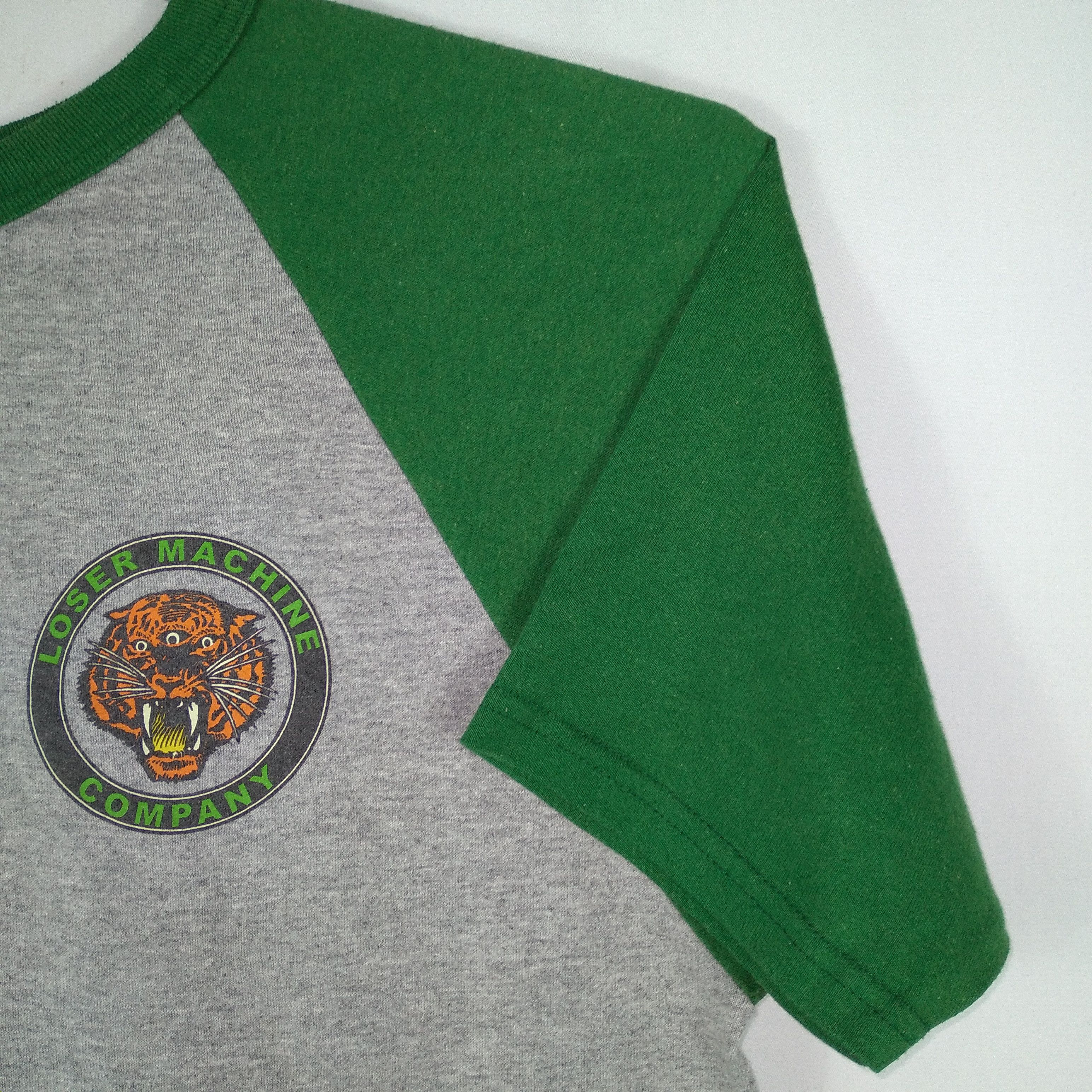Japanese Brand × Loser Machine Company Loser Machine Company Big Tiger Print Raglan Tee Size US M / EU 48-50 / 2 - 5 Thumbnail