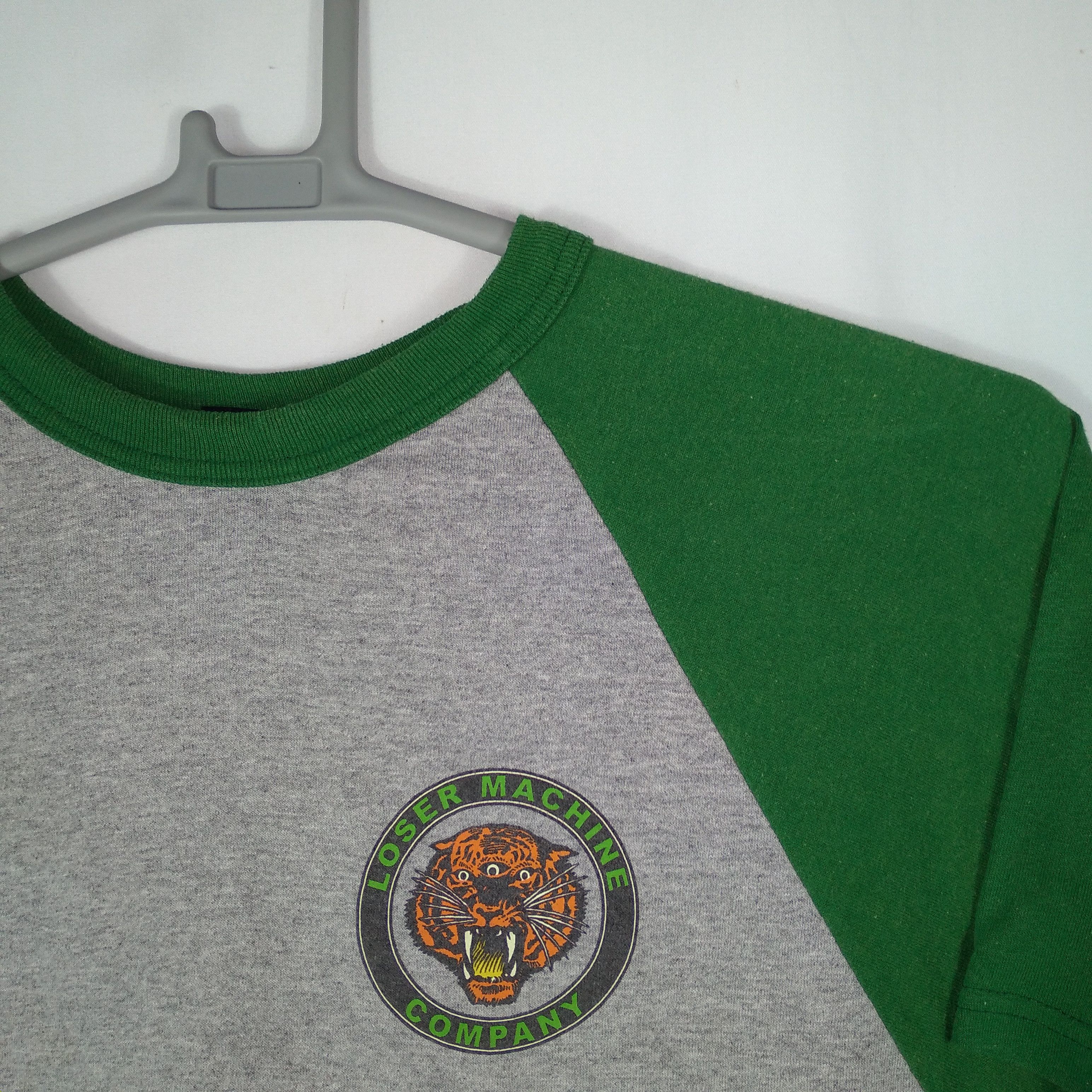 Japanese Brand × Loser Machine Company Loser Machine Company Big Tiger Print Raglan Tee Size US M / EU 48-50 / 2 - 4 Thumbnail