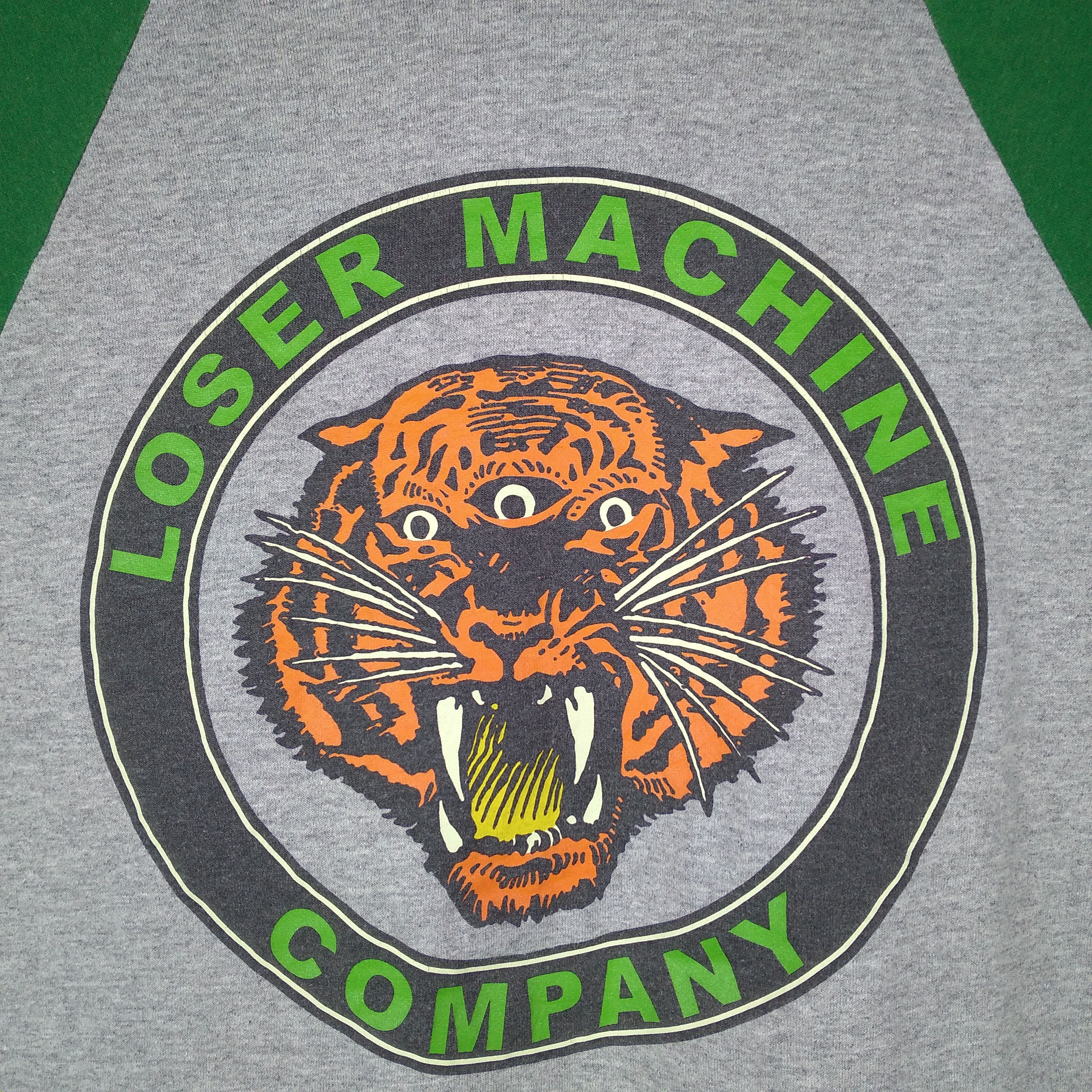 Japanese Brand × Loser Machine Company Loser Machine Company Big Tiger Print Raglan Tee Size US M / EU 48-50 / 2 - 2 Thumbnail