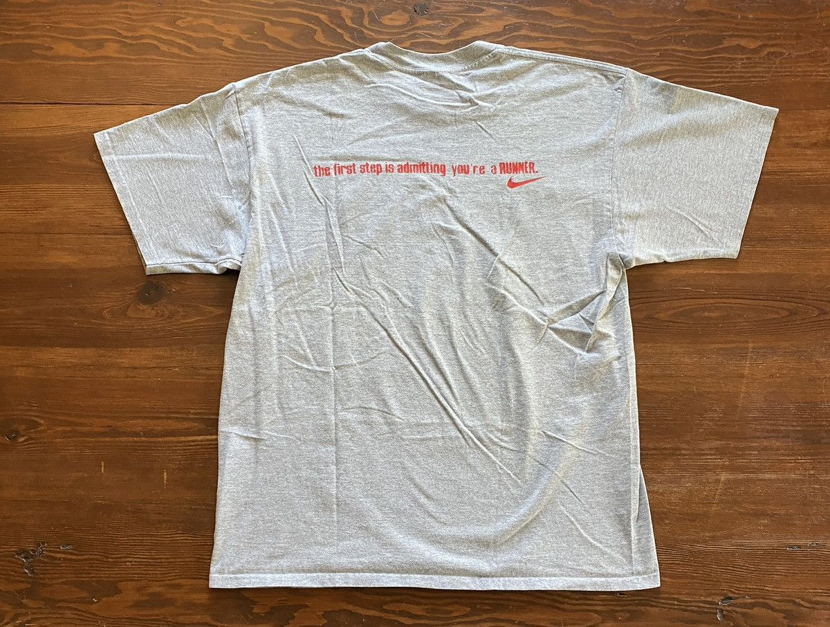 Nike Vintage 90’s Nike Road Rage Runner Double Sided Tee Size US L / EU 52-54 / 3 - 2 Thumbnail
