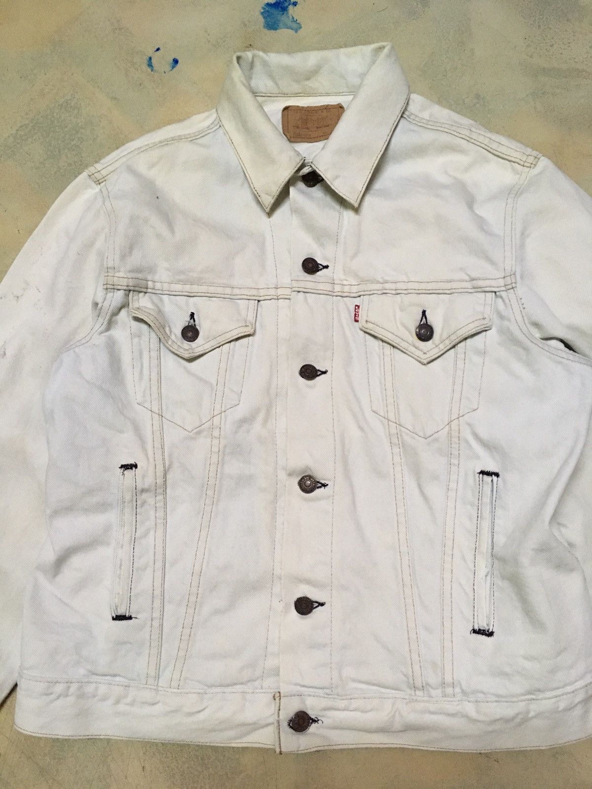 Levi's Vintage Levis Distressed Denim Jacket Size US M / EU 48-50 / 2 - 3 Thumbnail