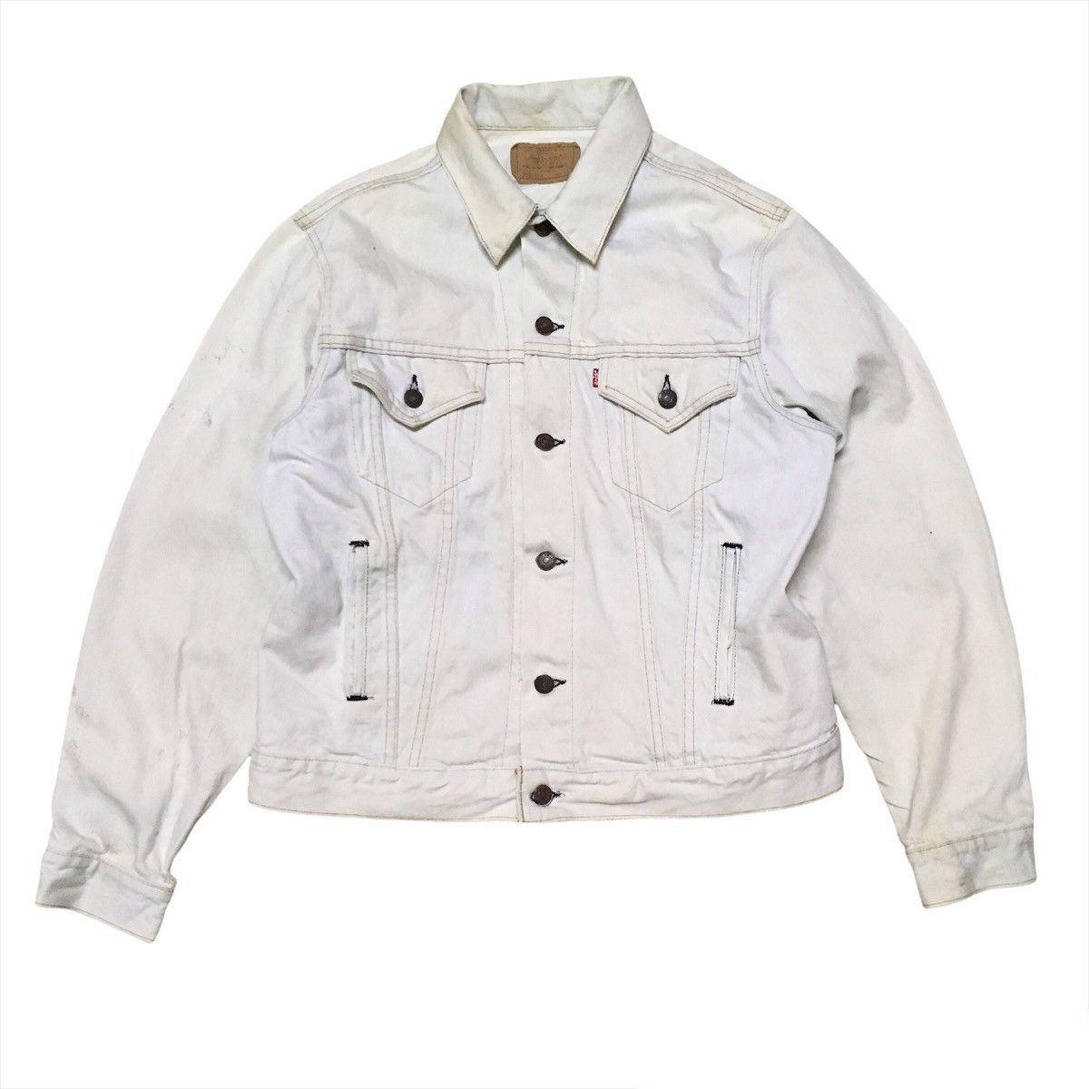 Levi's Vintage Levis Distressed Denim Jacket Size US M / EU 48-50 / 2 - 1 Thumbnail