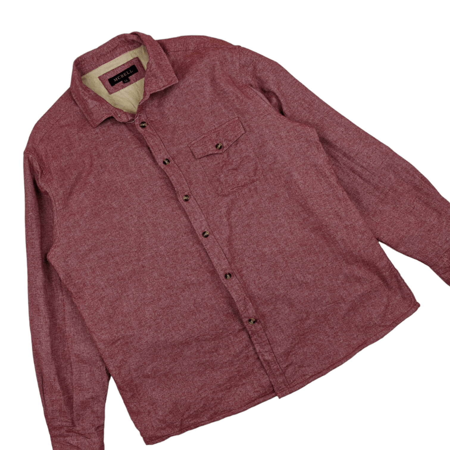 Japanese Brand Japan MCBELL Winter Fleece Flannel Shirt Size US XL / EU 56 / 4 - 3 Thumbnail
