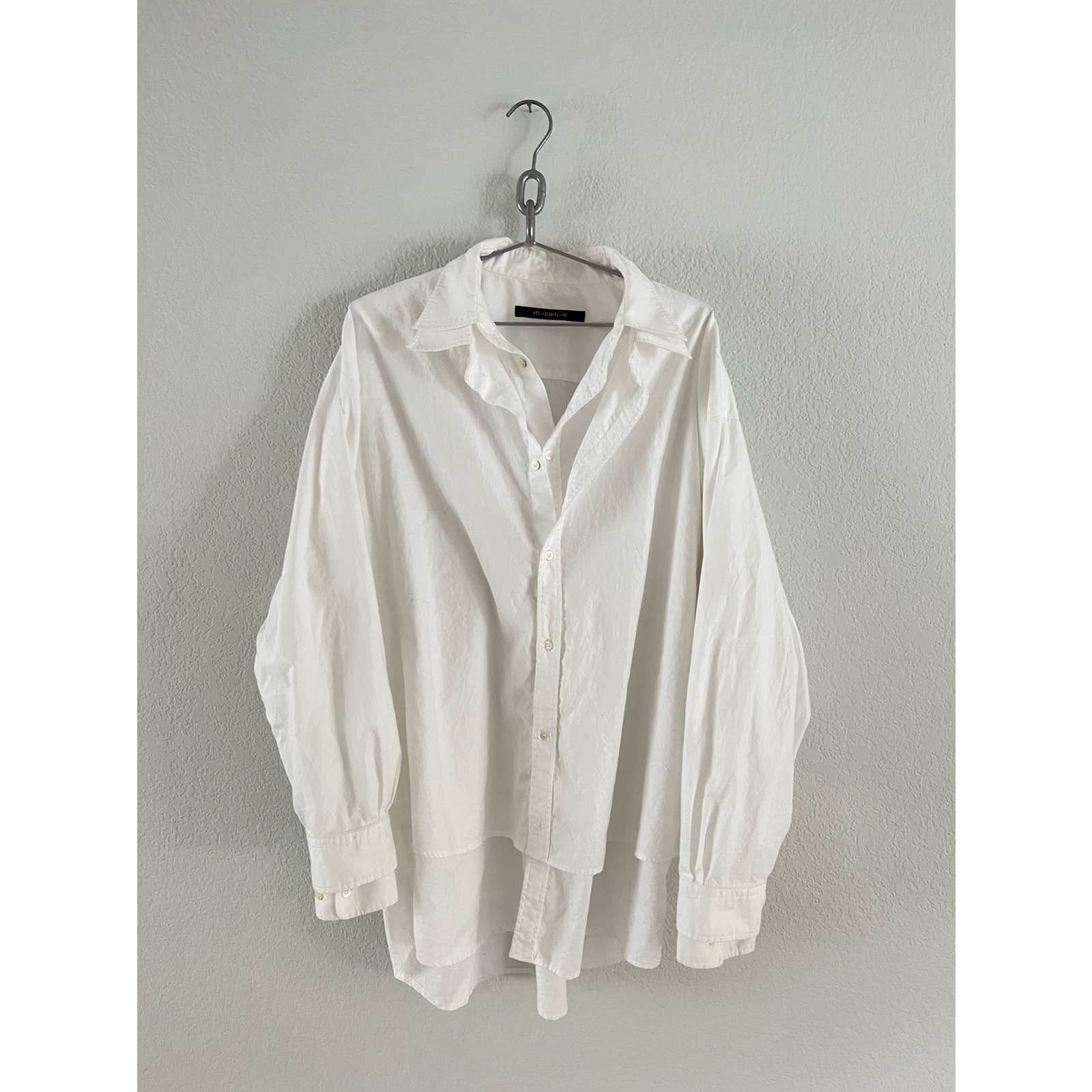 トップス DRESSEDUNDRESSED Layered oversized shirt DRESSEDUNDRESSED LAYERED OVERSIZED SHIRT