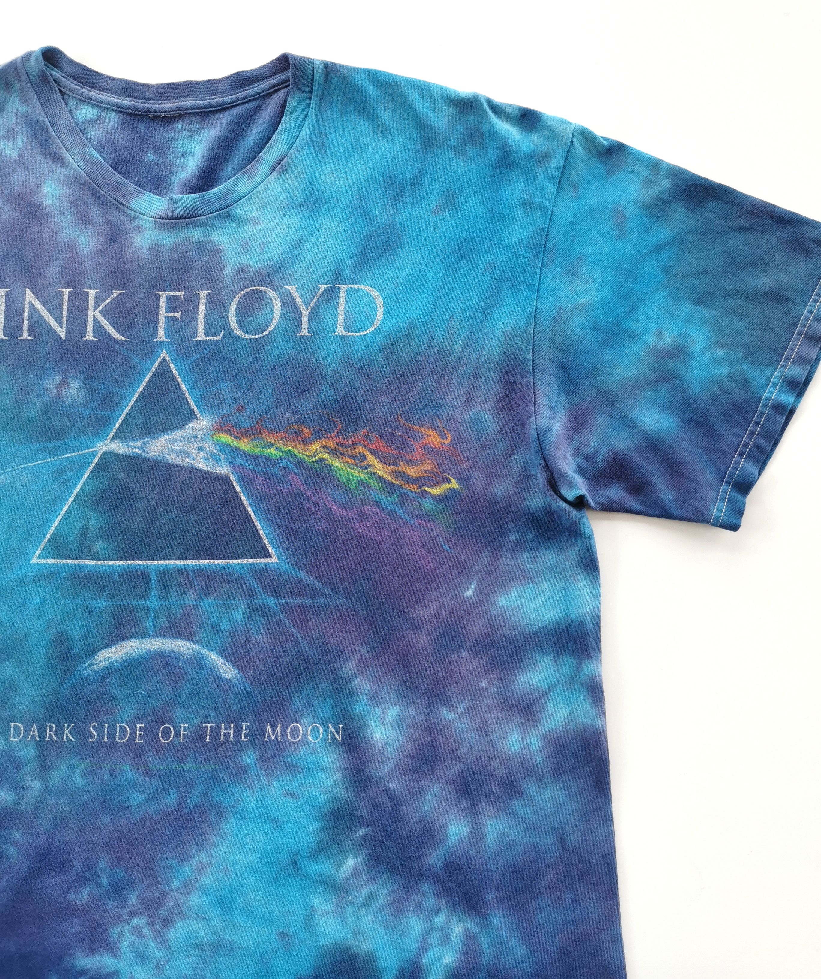 Band Tees Pink Floyd The Dark Side Of The Moon Tie Dye Tshirt Size US XL / EU 56 / 4 - 3 Thumbnail