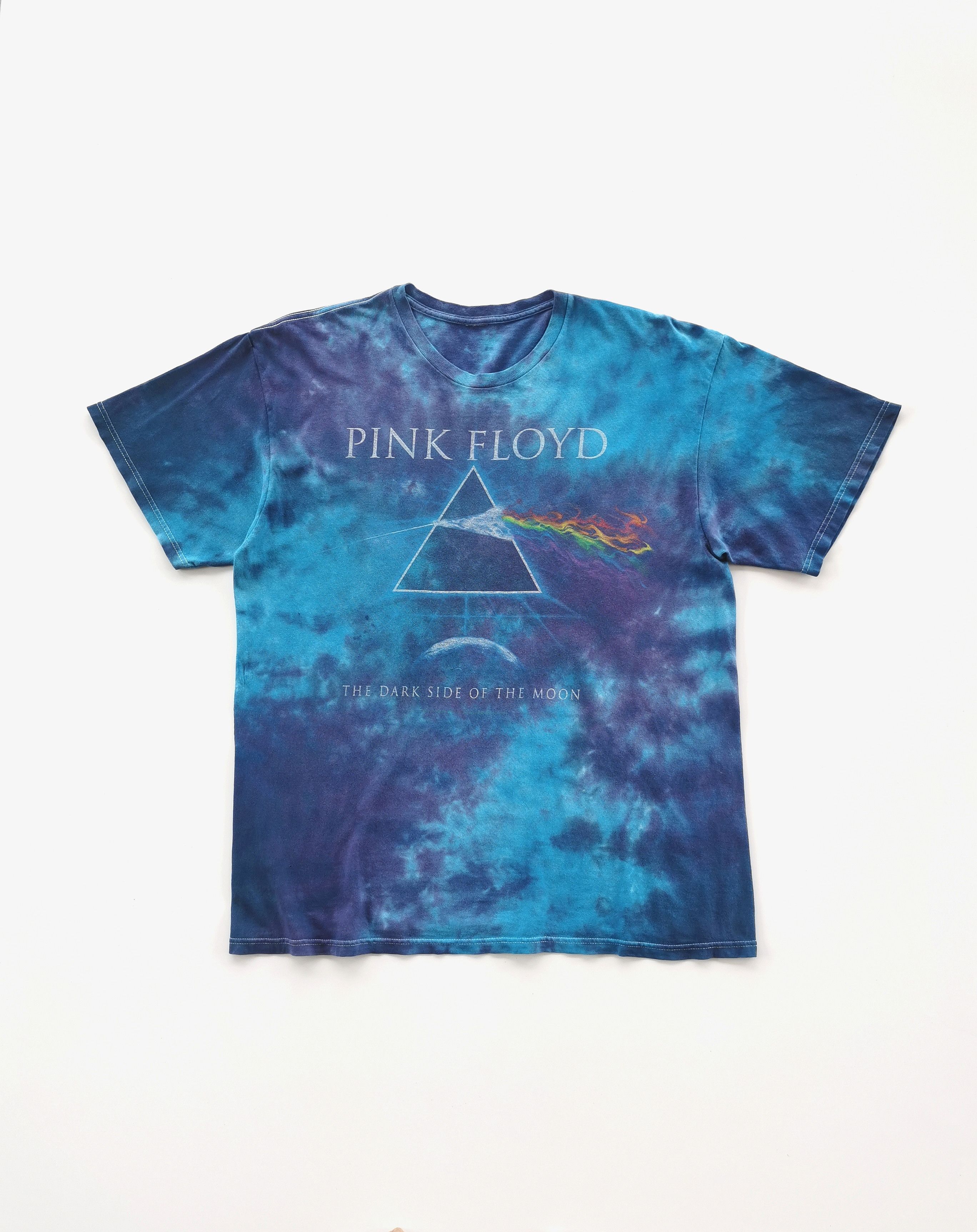 Band Tees Pink Floyd The Dark Side Of The Moon Tie Dye Tshirt Size US XL / EU 56 / 4 - 2 Thumbnail