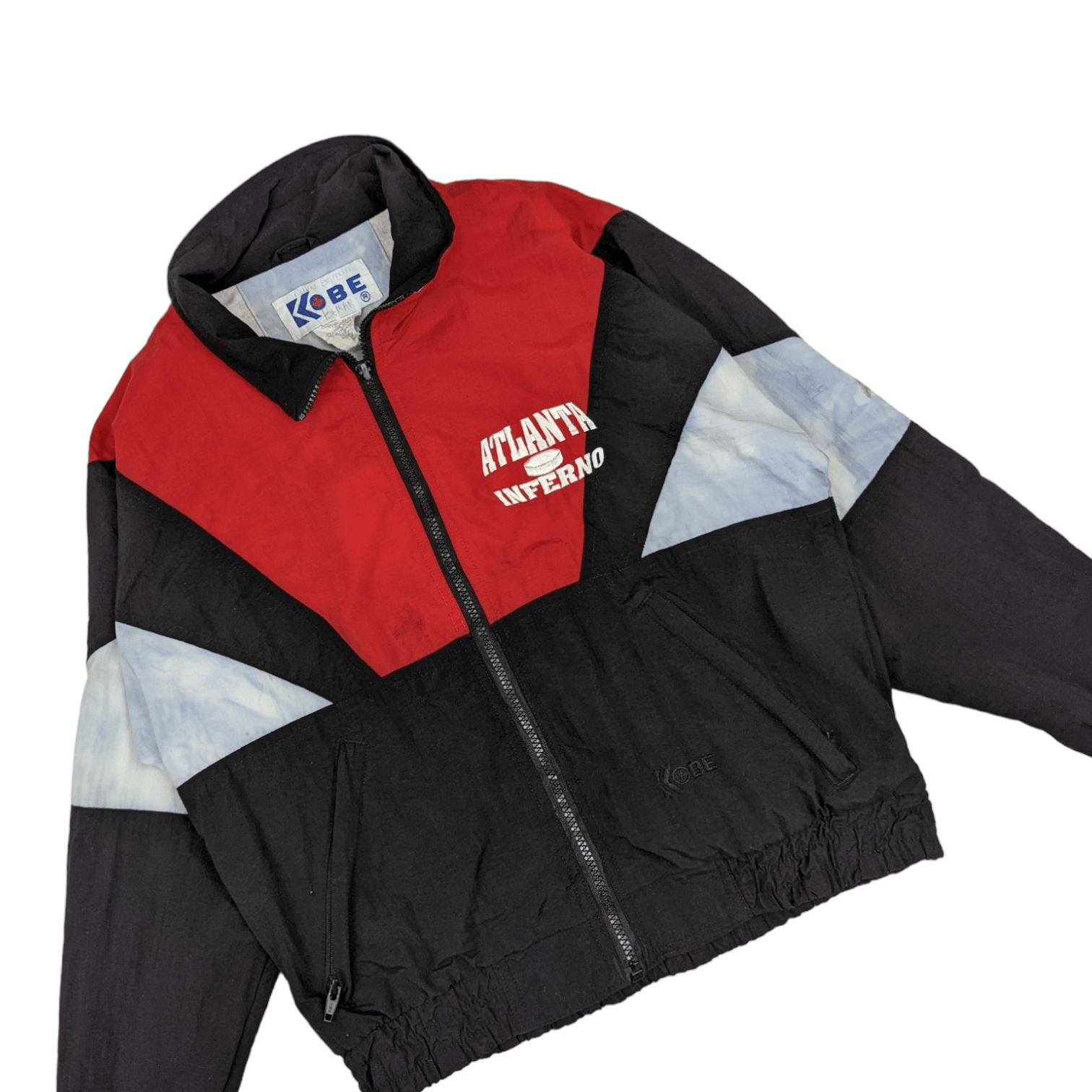 NBA Vintage KOBE Atlanta Inferno Windbreaker Sportswear Jacket Size US XXS / EU 40 - 3 Thumbnail