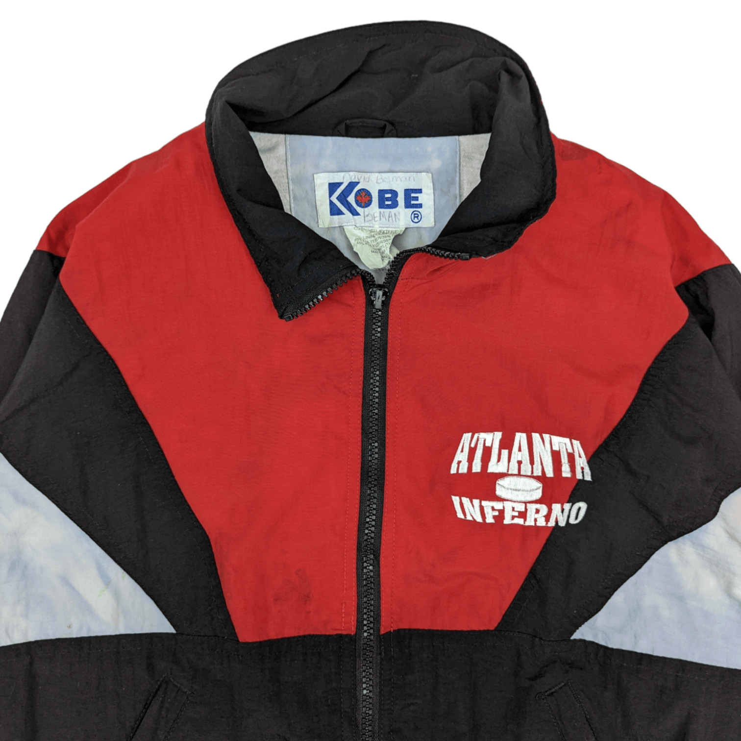 NBA Vintage KOBE Atlanta Inferno Windbreaker Sportswear Jacket Size US XXS / EU 40 - 4 Thumbnail
