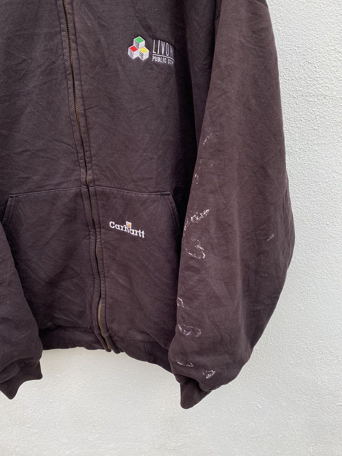 Carhartt × Vintage Vintage Carharrt hoodies big size jacket Size US XXL / EU 58 / 5 - 3 Thumbnail