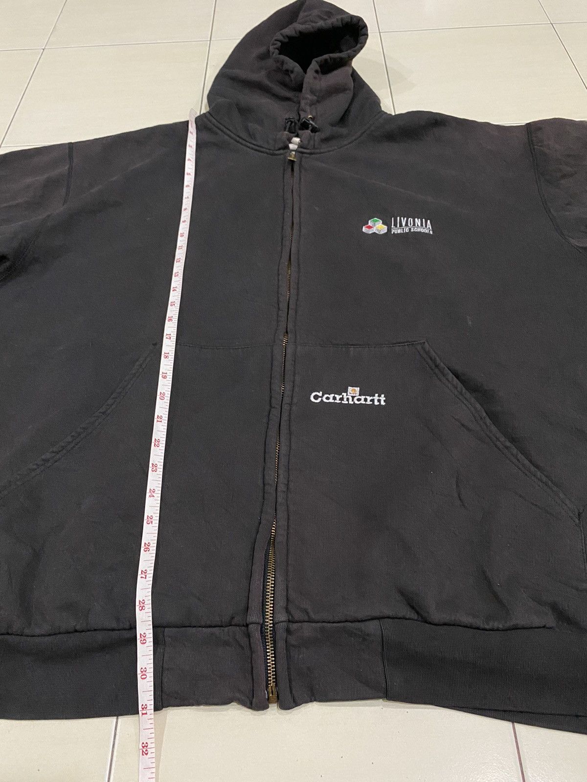 Carhartt × Vintage Vintage Carharrt hoodies big size jacket Size US XXL / EU 58 / 5 - 12 Thumbnail