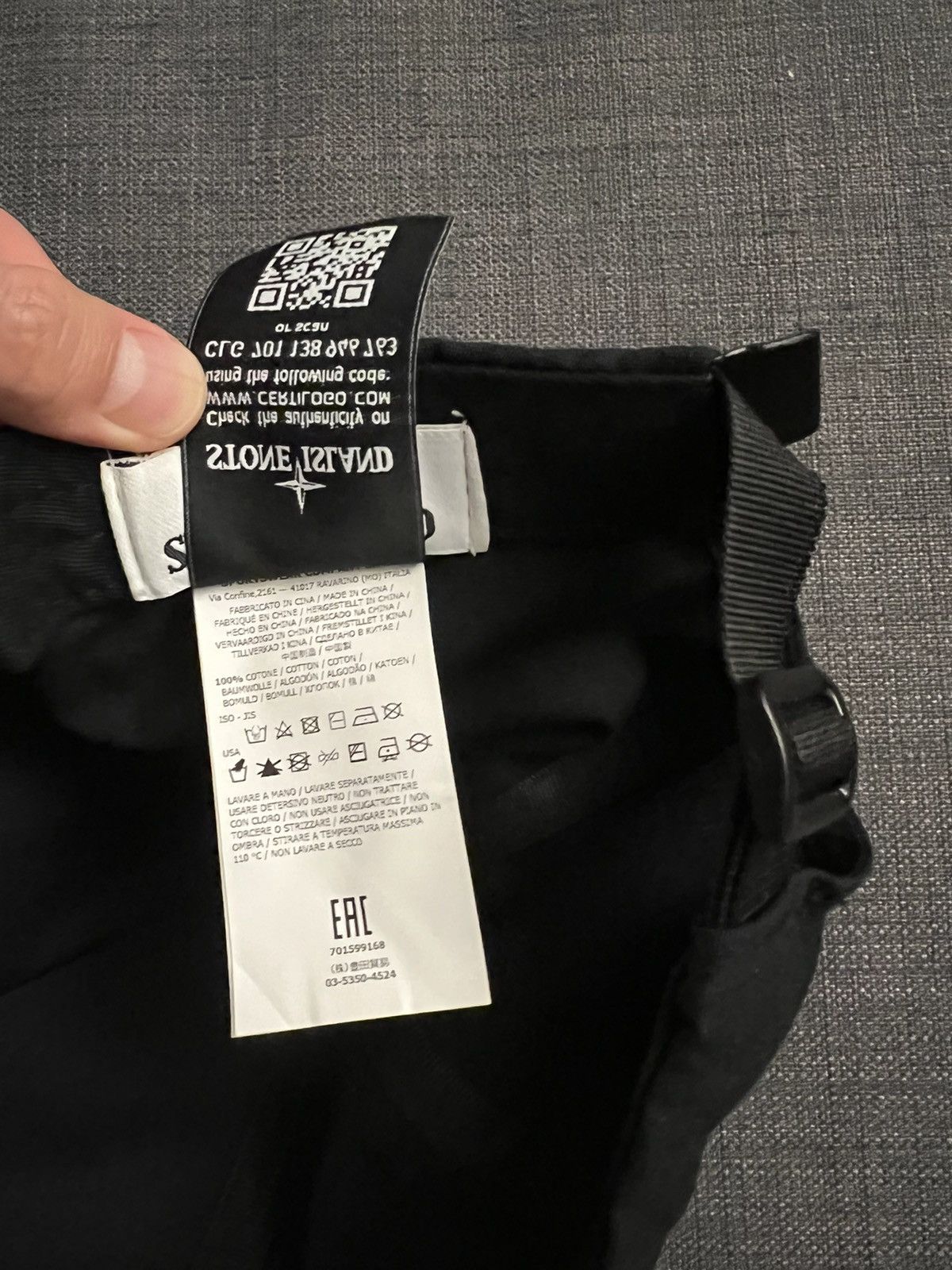 Stone Island Stone island black cap (only worn once) Size ONE SIZE - 4 Thumbnail