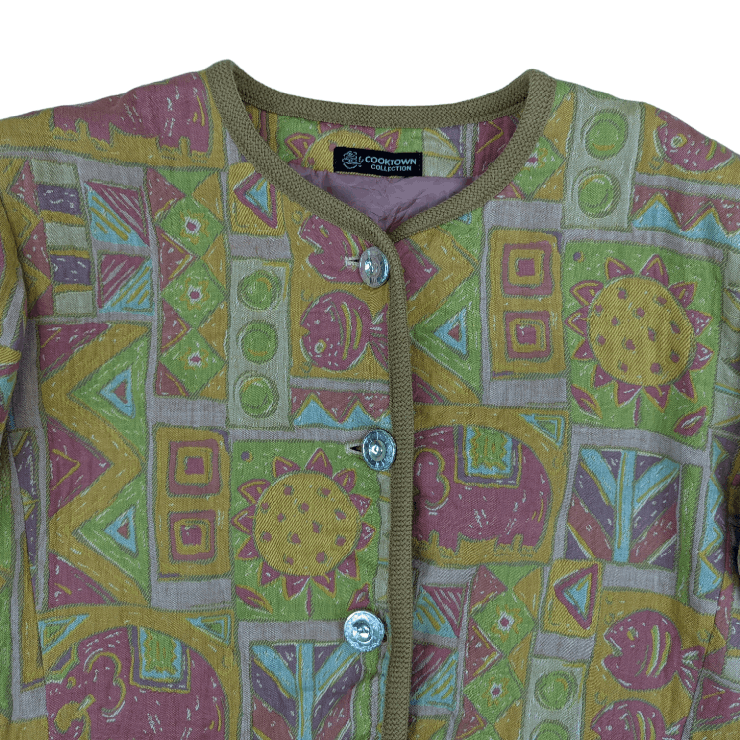 Japanese Brand Vintage Japan COOKTOWN Collection Monogram Button Up Jacket Size M / US 6-8 / IT 42-44 - 4 Thumbnail
