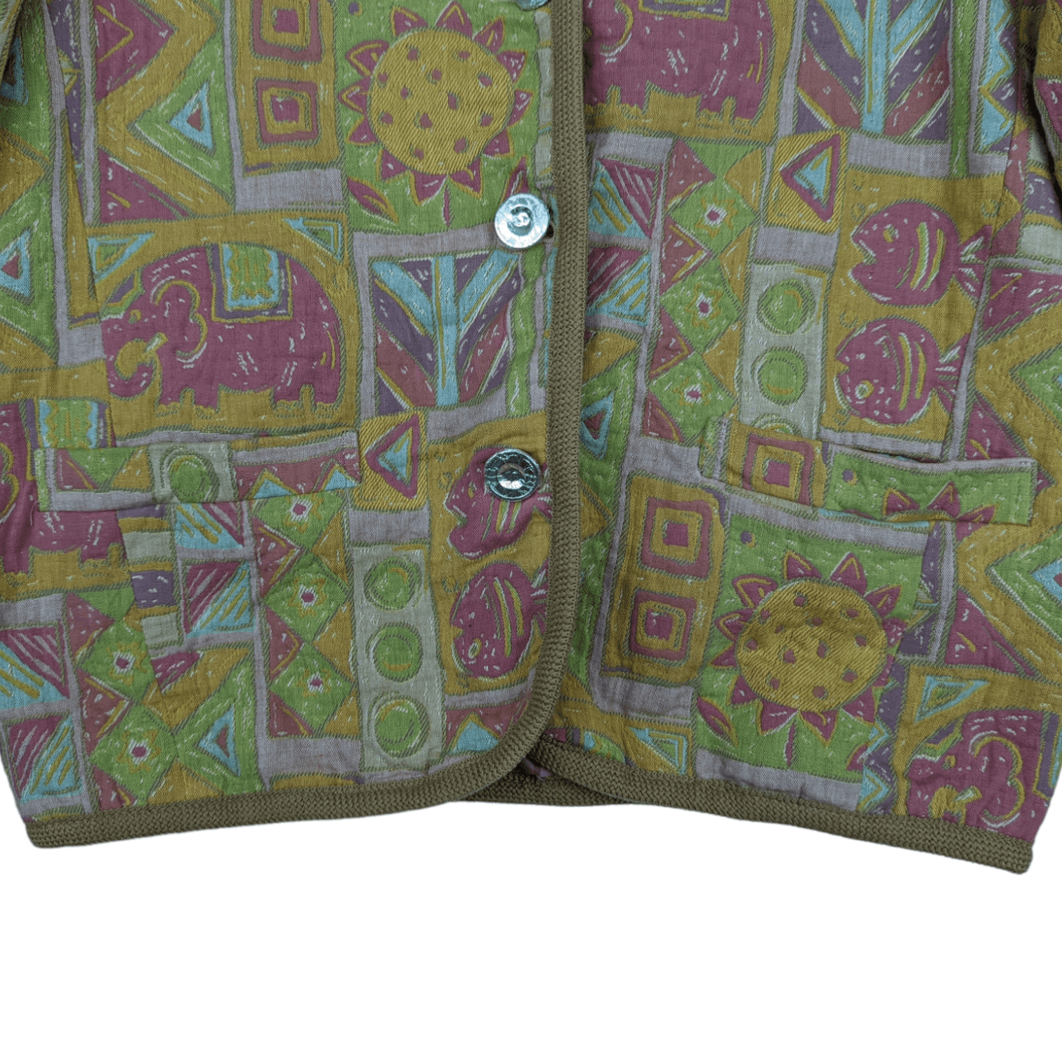 Japanese Brand Vintage Japan COOKTOWN Collection Monogram Button Up Jacket Size M / US 6-8 / IT 42-44 - 5 Thumbnail