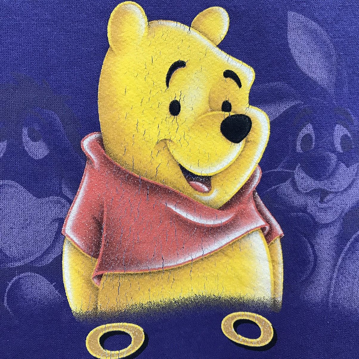 Disney × Vintage Vintage 90’s DISNEY Winnie The Pooh Sweatshirt Size US XL / EU 56 / 4 - 5 Thumbnail
