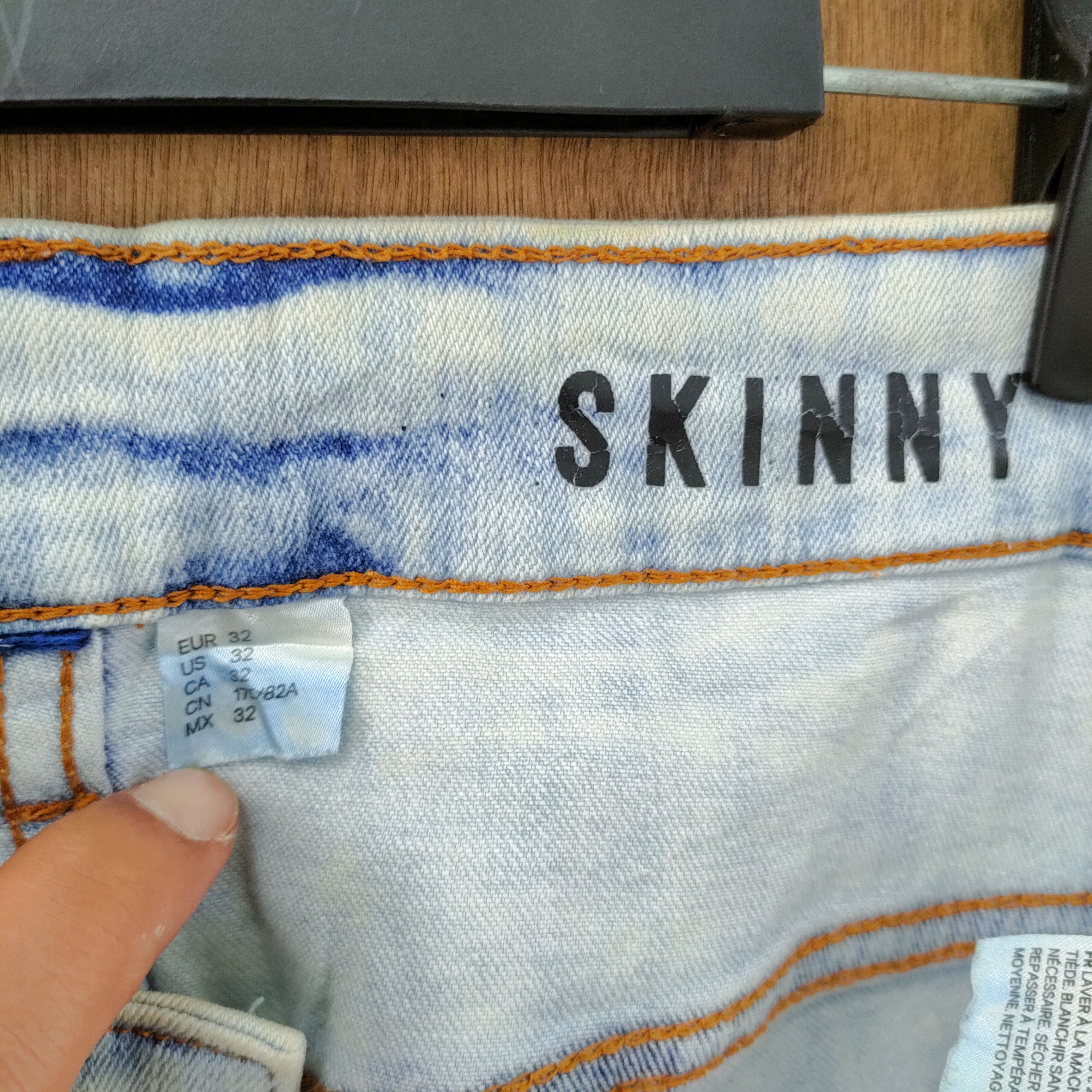 Japanese Brand × Vintage VINTAGE JAPANESE FADED DISTRESSED JEANS SKINNY LIKE BALMAIN Size US 32 / EU 48 - 9 Thumbnail