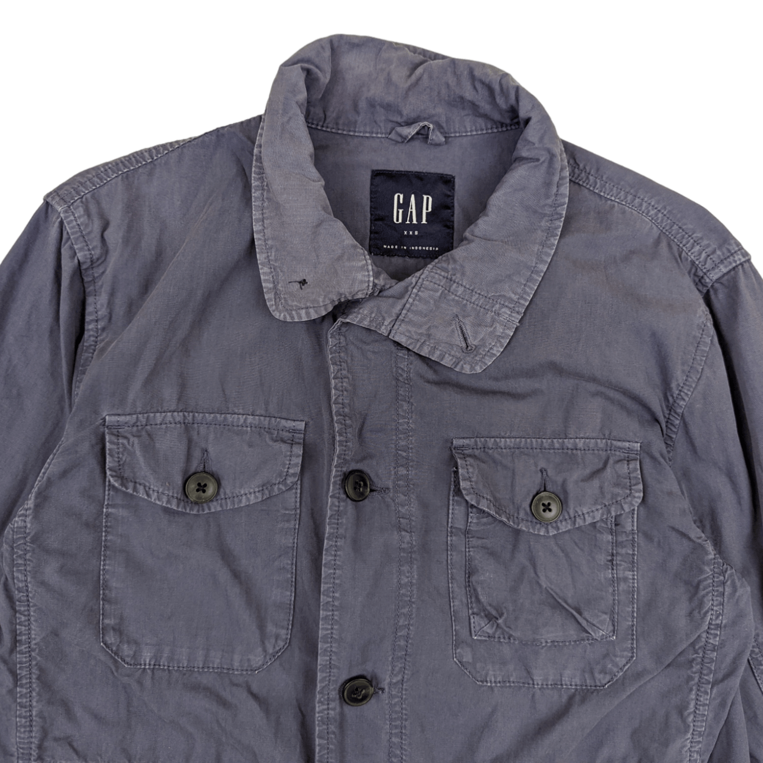 Gap GAP Double Pocket Button Up Shirt Size US XXS / EU 40 - 4 Thumbnail