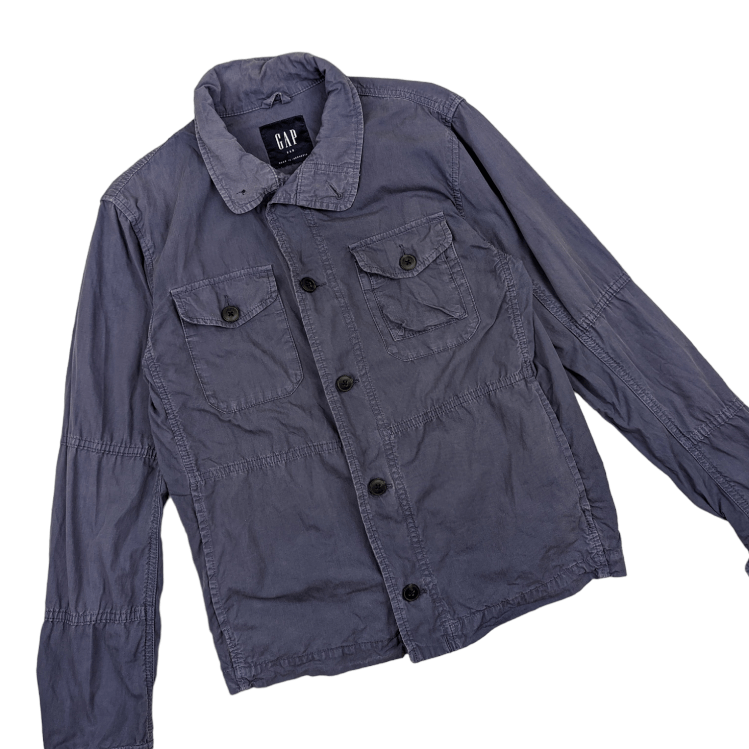 Gap GAP Double Pocket Button Up Shirt Size US XXS / EU 40 - 3 Thumbnail