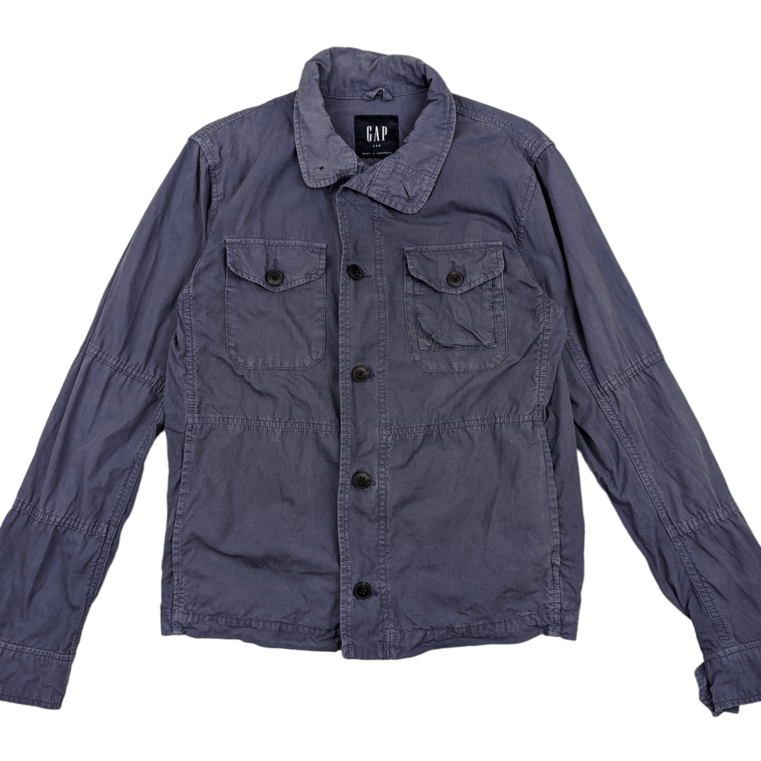 Gap GAP Double Pocket Button Up Shirt Size US XXS / EU 40 - 2 Thumbnail
