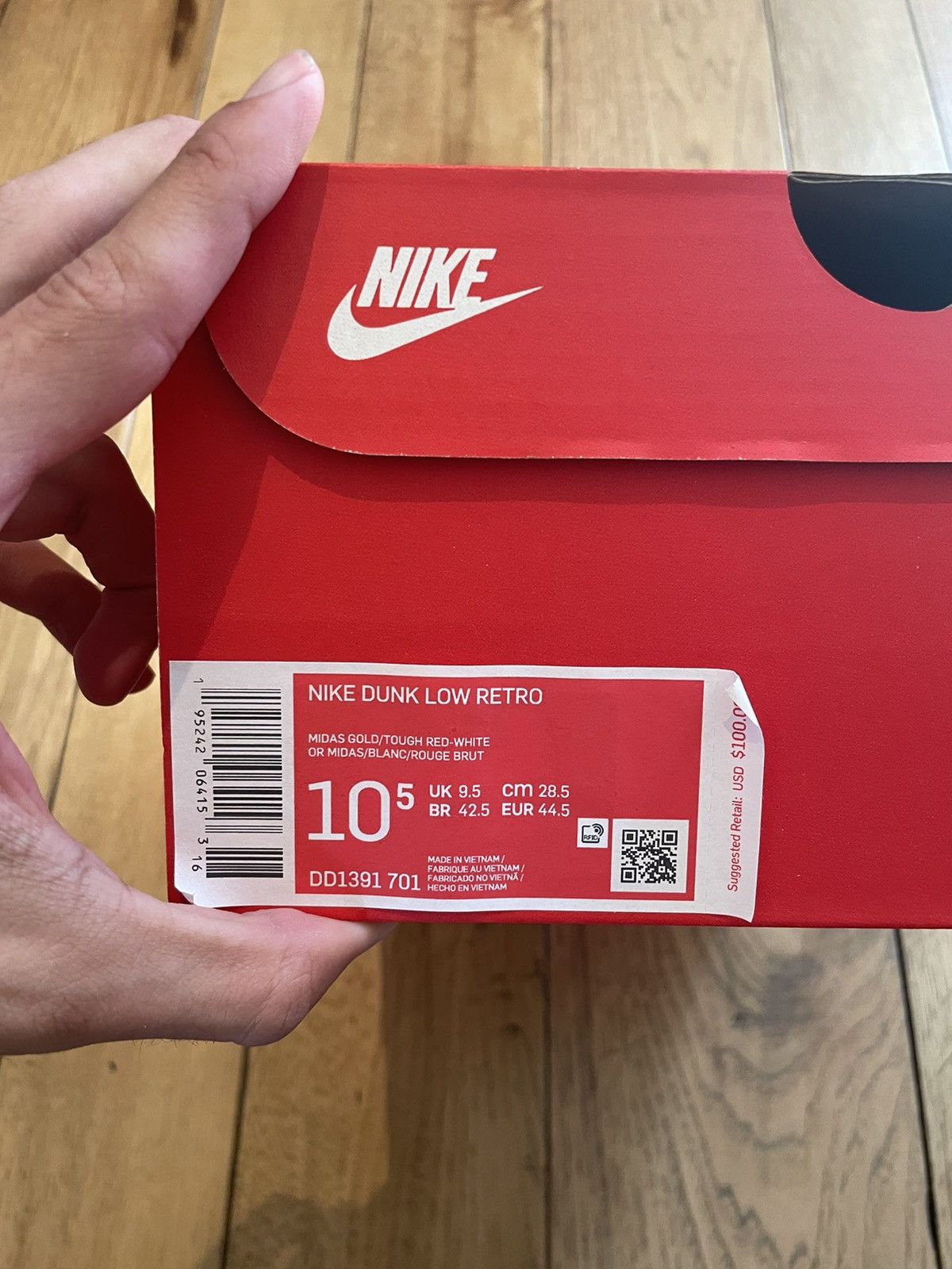 Nike Nike Dunk Low Retro Midas Gold 2022 Size US 10.5 / EU 43-44 - 11 Thumbnail