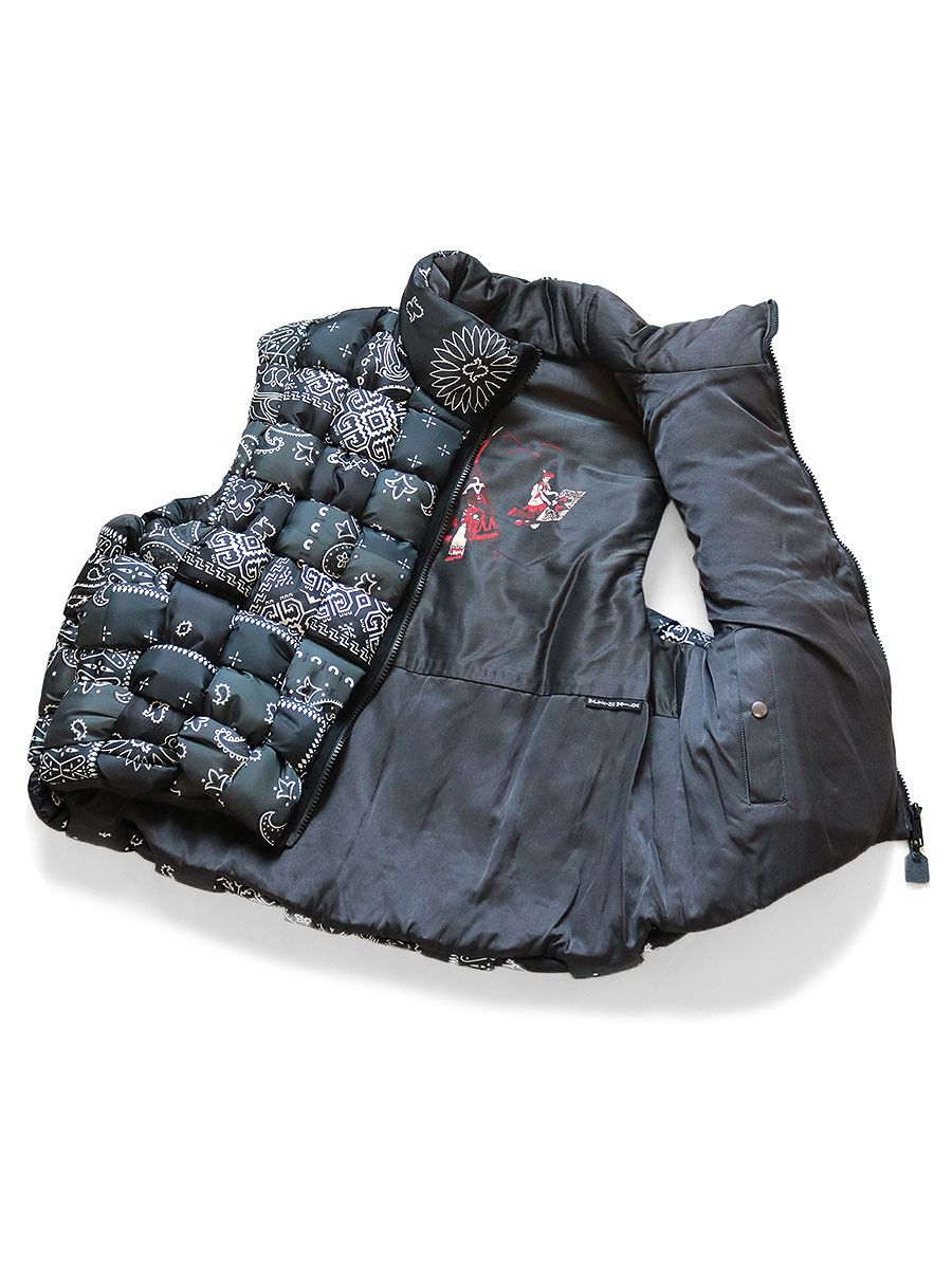 Kapital Kapital Bandana Woven Nylon KEEL Down Vest Size US M / EU 48-50 / 2 - 2 Thumbnail
