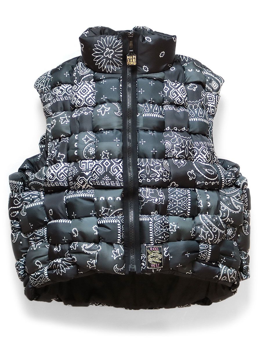 Kapital Kapital Bandana Woven Nylon KEEL Down Vest Size US M / EU 48-50 / 2 - 1 Thumbnail