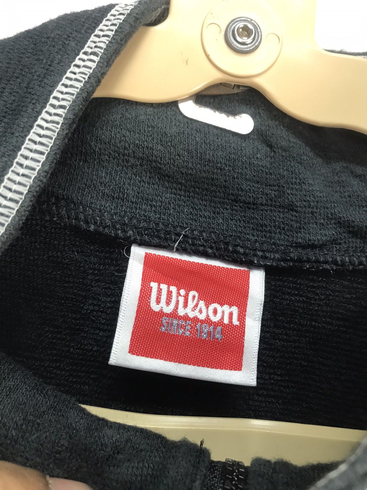 Vintage × Wilson Wilson Chicago usa spellout half zipper sweatshirt Size US L / EU 52-54 / 3 - 3 Thumbnail