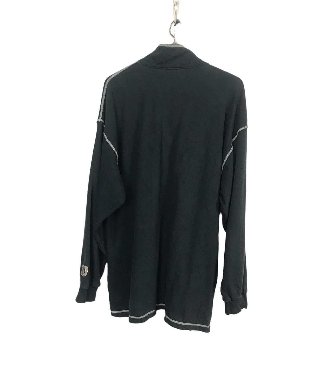Vintage × Wilson Wilson Chicago usa spellout half zipper sweatshirt Size US L / EU 52-54 / 3 - 2 Thumbnail
