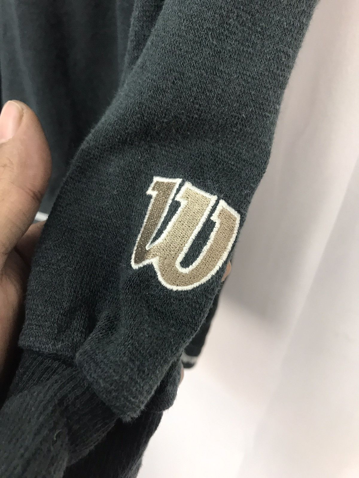 Vintage × Wilson Wilson Chicago usa spellout half zipper sweatshirt Size US L / EU 52-54 / 3 - 8 Thumbnail