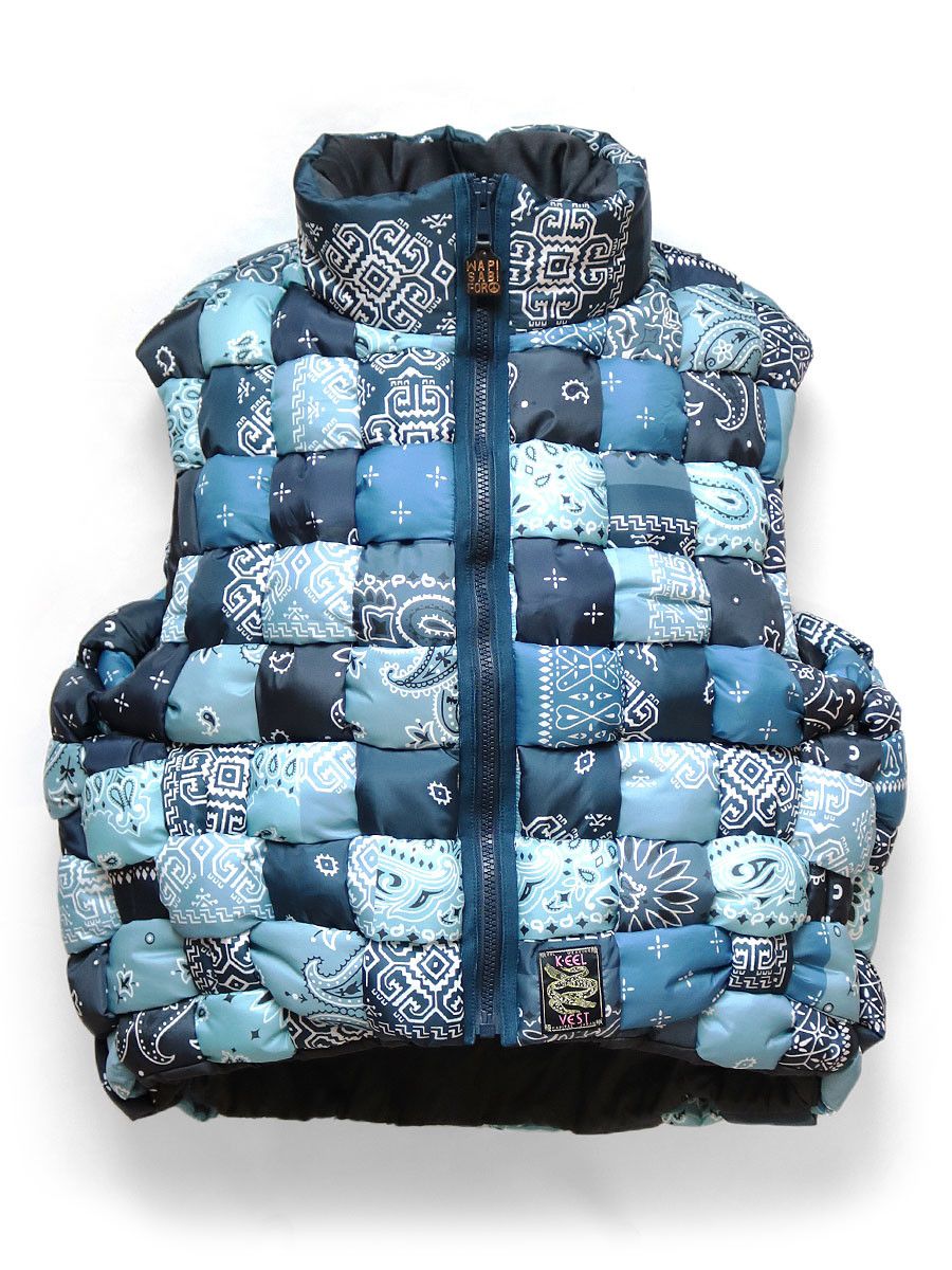 Kapital Kapital Bandana Woven Nylon KEEL Down Vest Size US M / EU 48-50 / 2 - 1 Thumbnail
