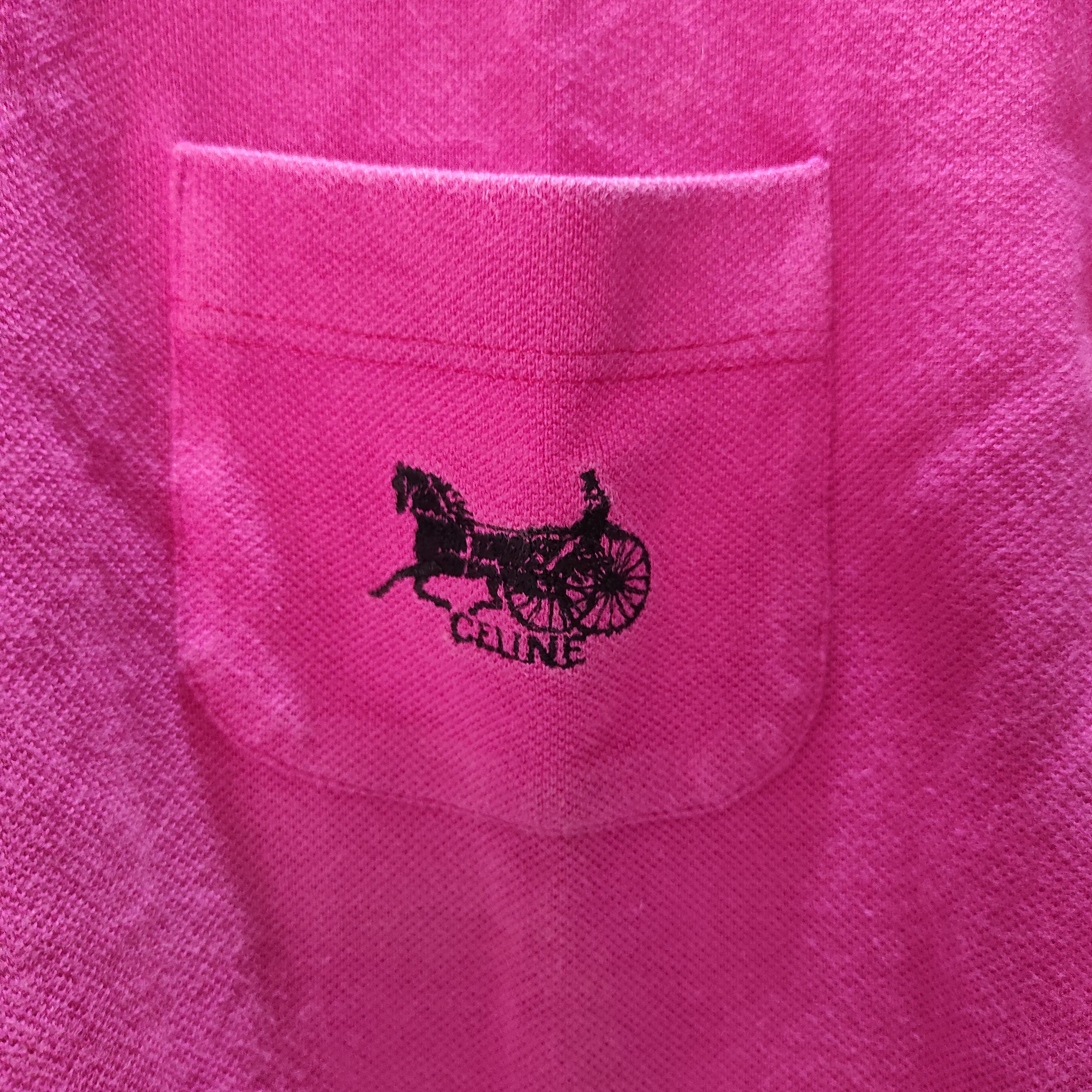 Celine Celine polo shirt pink Size M / US 6-8 / IT 42-44 - 3 Thumbnail
