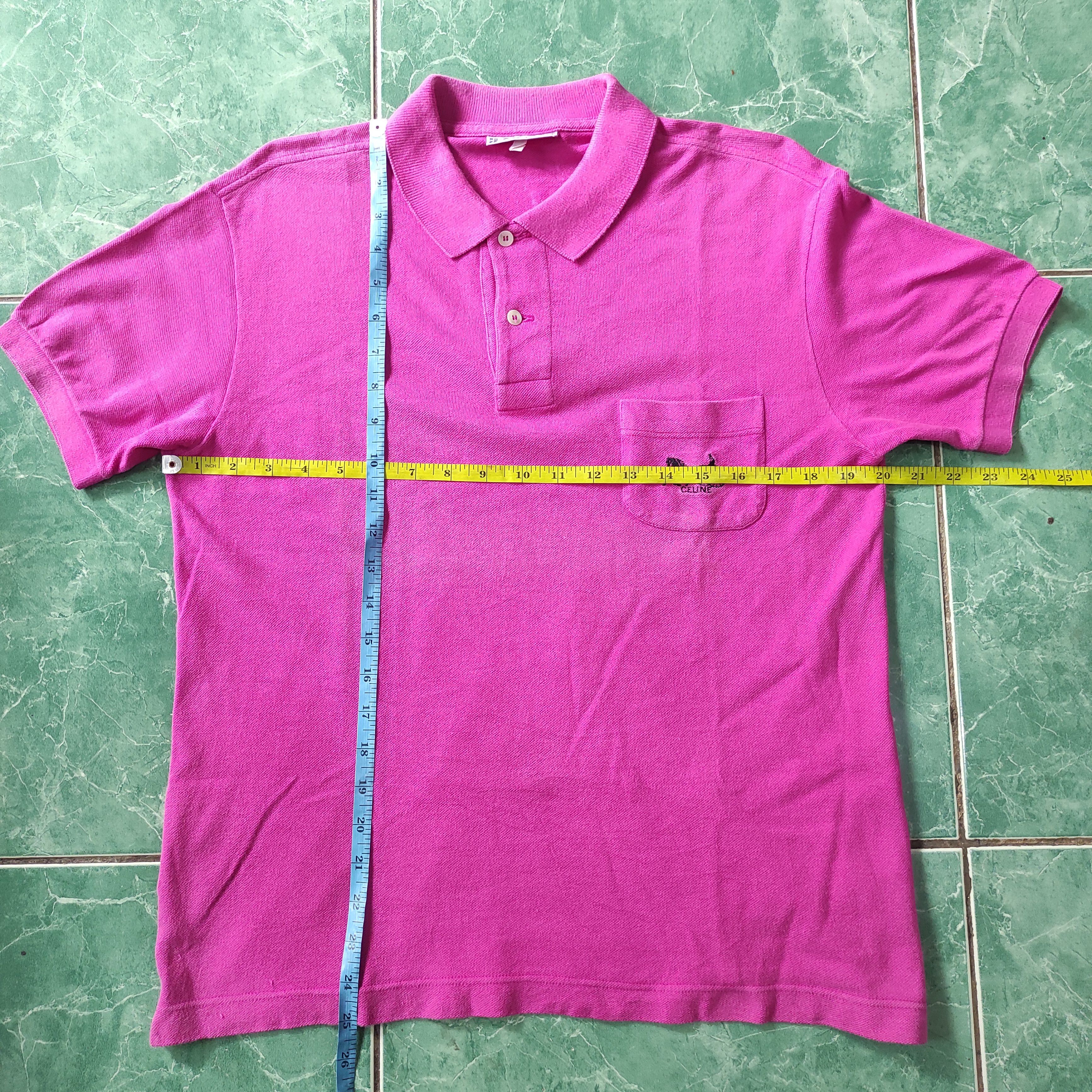 Celine Celine polo shirt pink Size M / US 6-8 / IT 42-44 - 13 Thumbnail