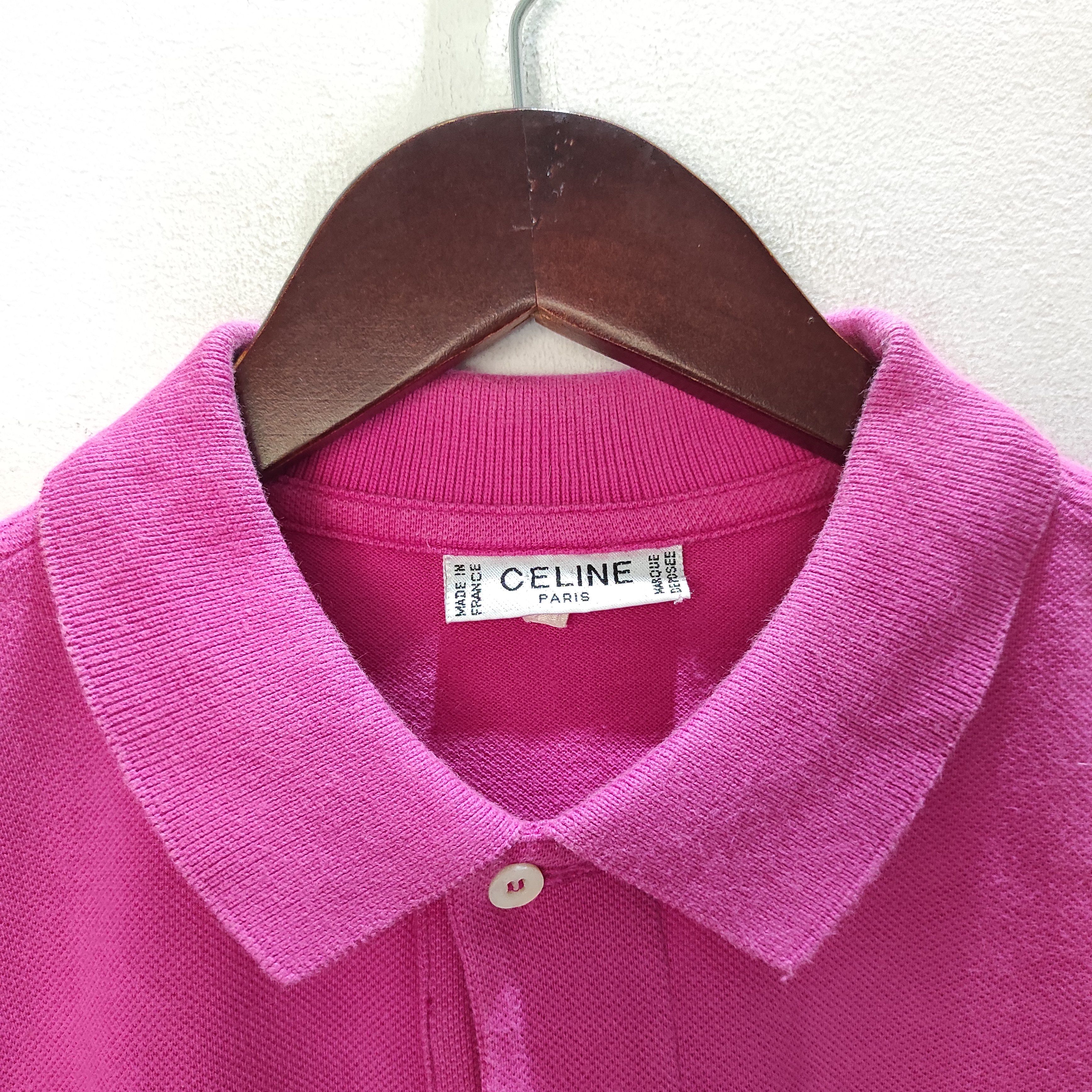 Celine Celine polo shirt pink Size M / US 6-8 / IT 42-44 - 4 Thumbnail
