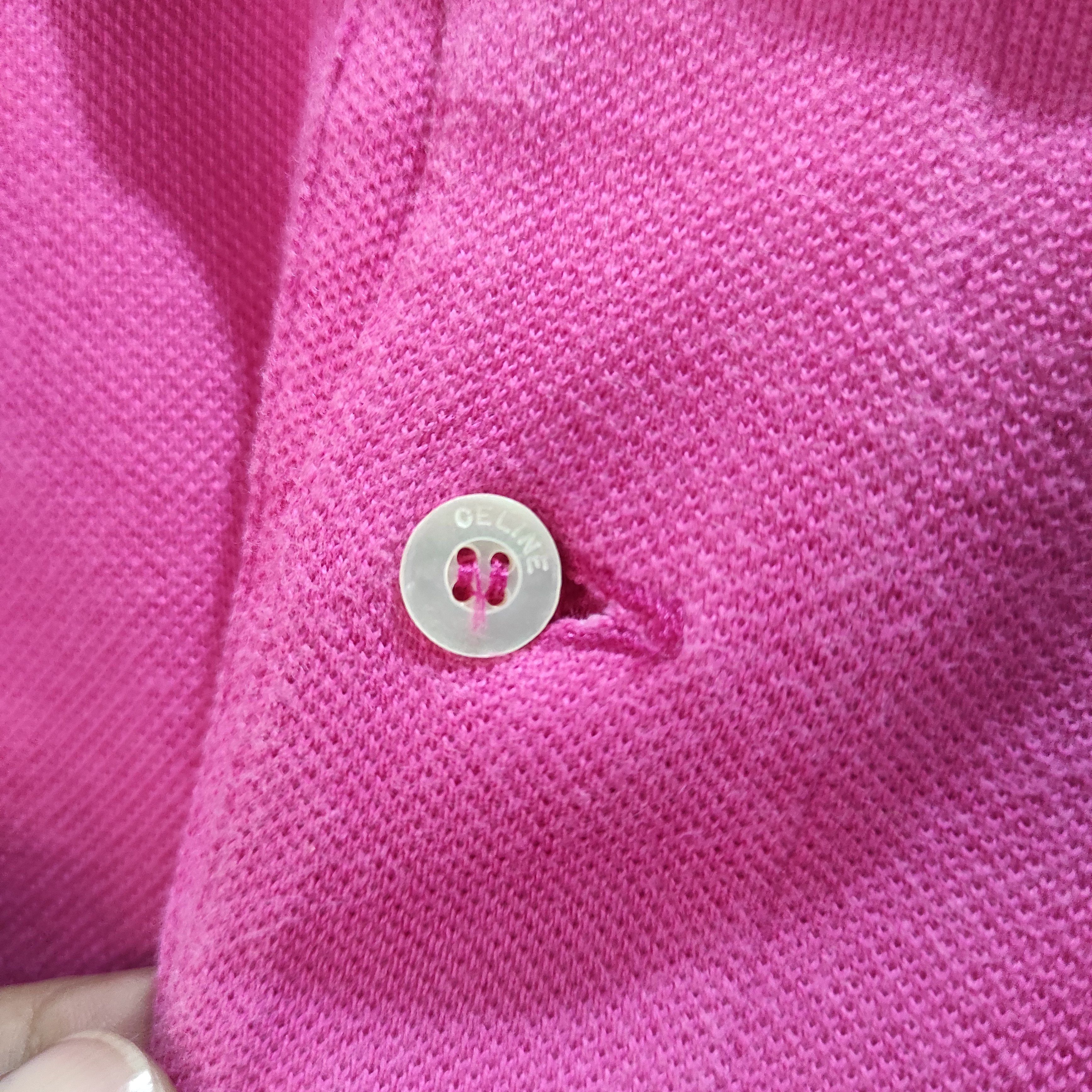 Celine Celine polo shirt pink Size M / US 6-8 / IT 42-44 - 7 Thumbnail