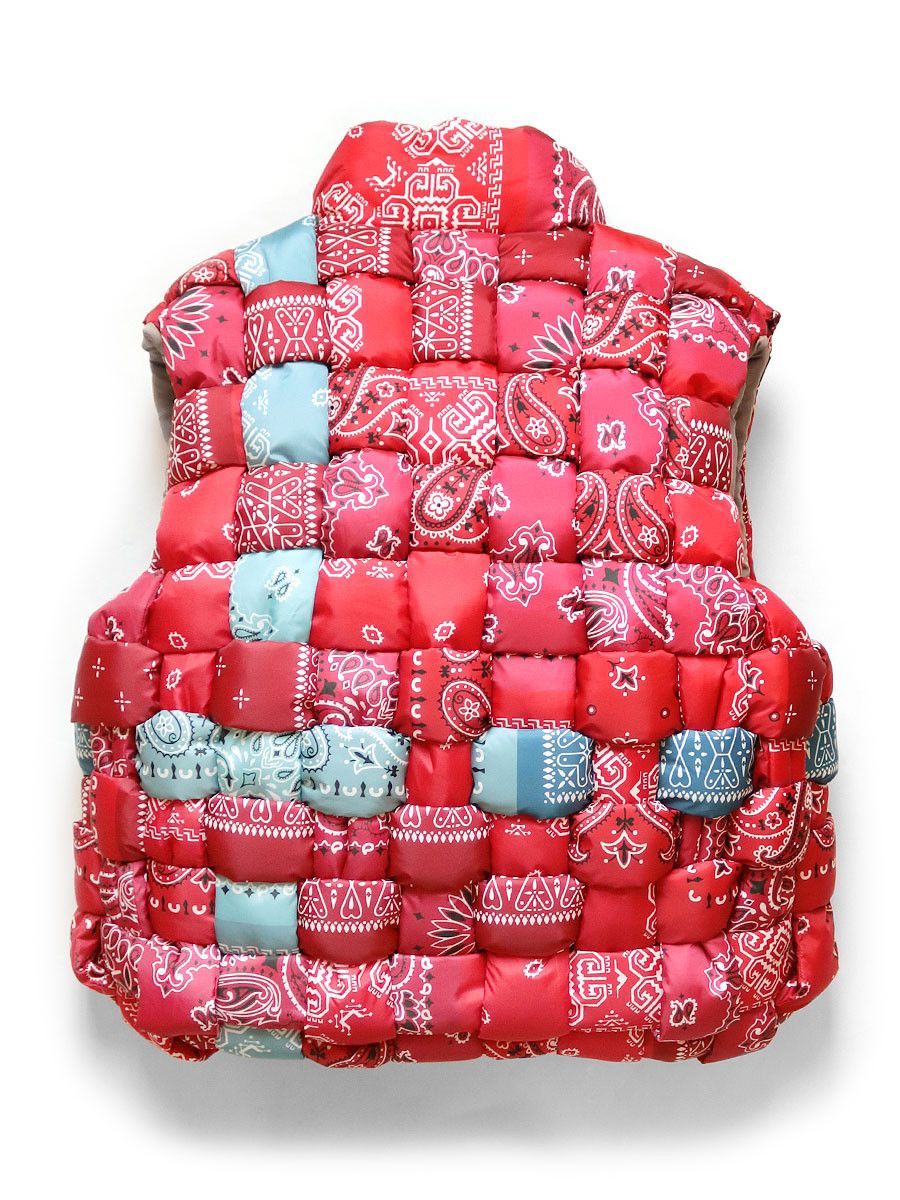 Kapital Kapital Bandana Woven Nylon KEEL Down Vest Size US M / EU 48-50 / 2 - 2 Thumbnail