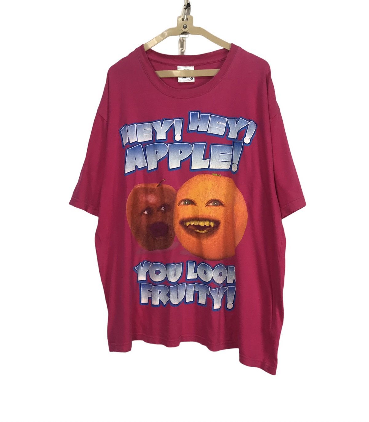 “Hey’hey apple’ you look fruity” printed tshirt