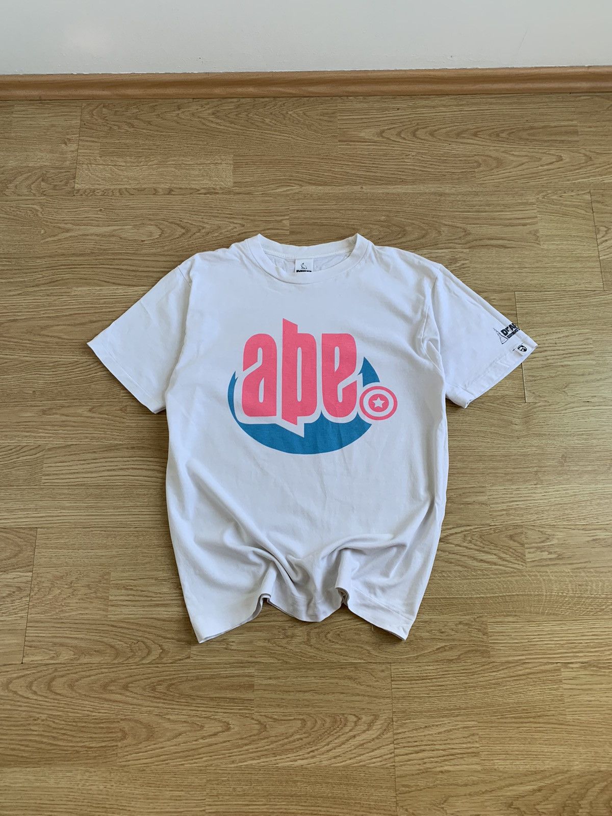 Bape × Vintage Vintage y2k Bape Dr Ape Laboratory White Tee Single Stitch Size US M / EU 48-50 / 2 - 13 Thumbnail