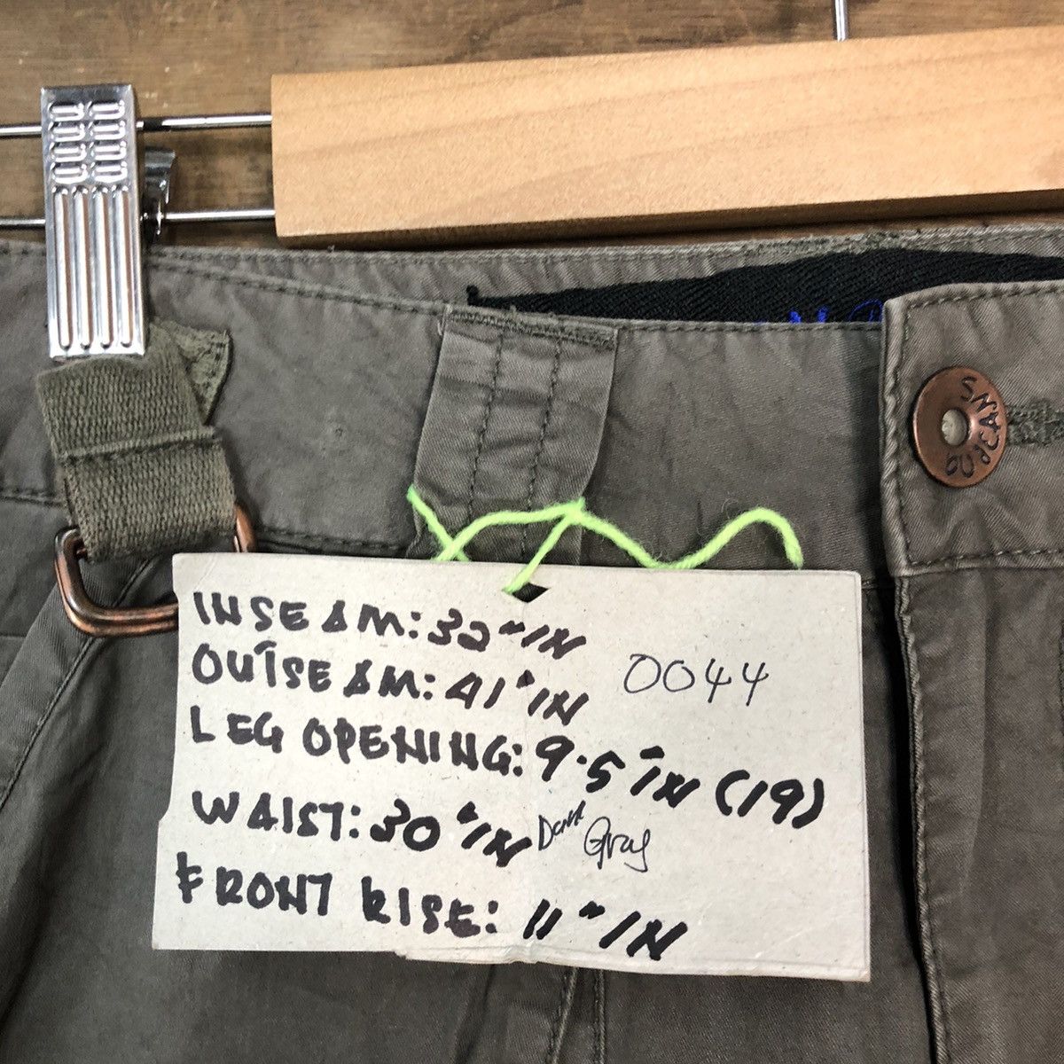 Japanese Brand DL United Design Grey Multipocket Cargo Pants #3314 Size US 29 - 8 Thumbnail