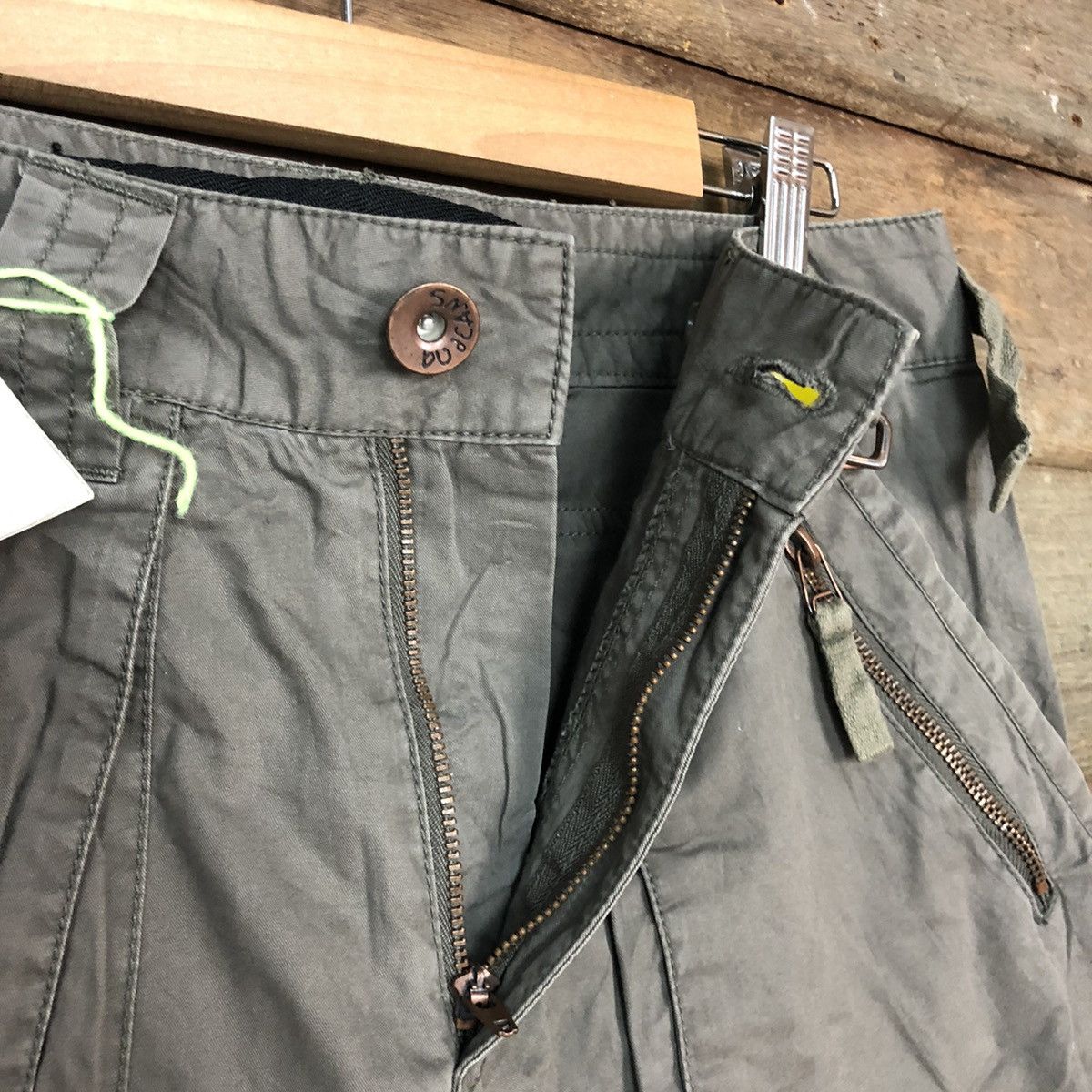 Japanese Brand DL United Design Grey Multipocket Cargo Pants #3314 Size US 29 - 11 Thumbnail