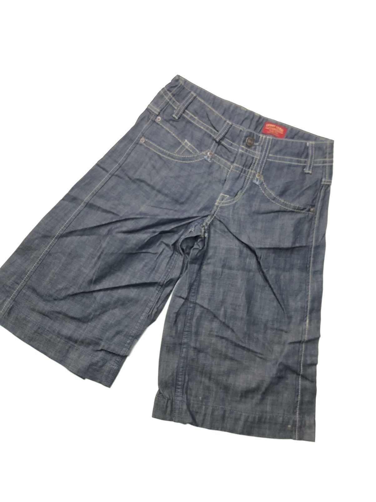 Japanese Brand × Vintage VINTAGE SWEET CAMEL SHORT WIDE LEG DENIM PANTS Size 27" / US 4 / IT 40 - 2 Thumbnail