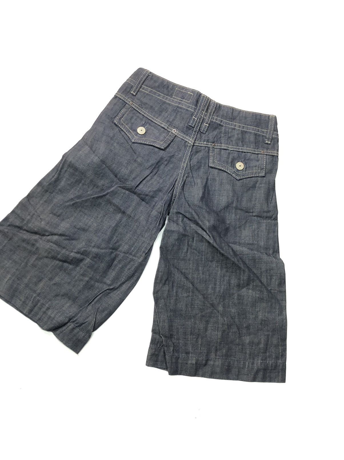 Japanese Brand × Vintage VINTAGE SWEET CAMEL SHORT WIDE LEG DENIM PANTS Size 27" / US 4 / IT 40 - 11 Thumbnail