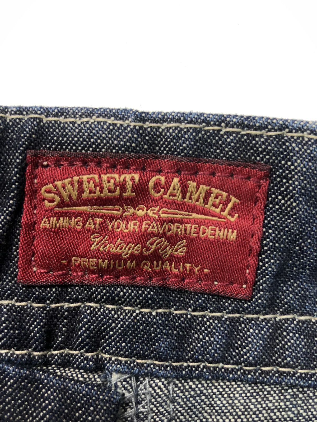 Japanese Brand × Vintage VINTAGE SWEET CAMEL SHORT WIDE LEG DENIM PANTS Size 27" / US 4 / IT 40 - 5 Thumbnail