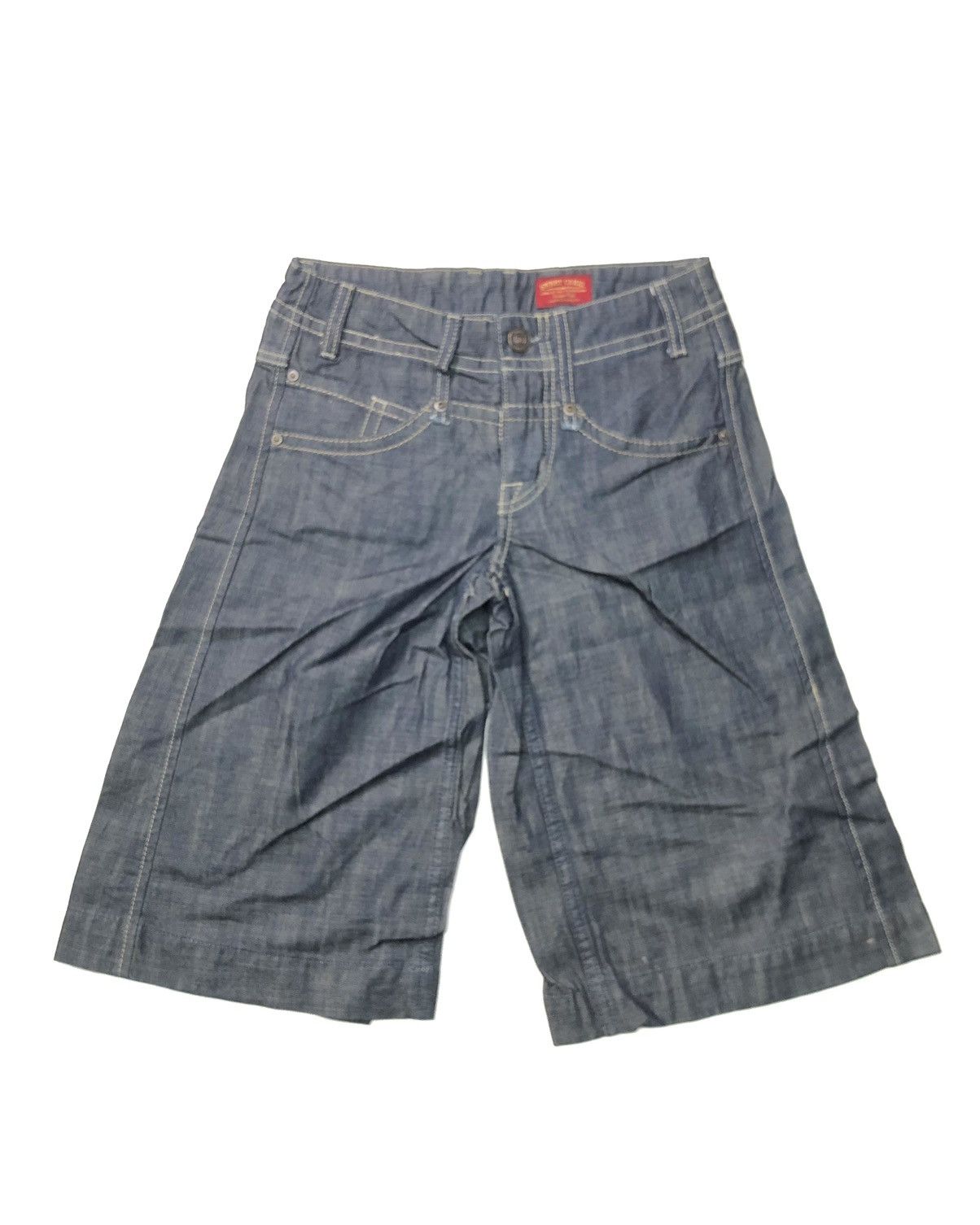 Japanese Brand × Vintage VINTAGE SWEET CAMEL SHORT WIDE LEG DENIM PANTS Size 27" / US 4 / IT 40 - 1 Thumbnail