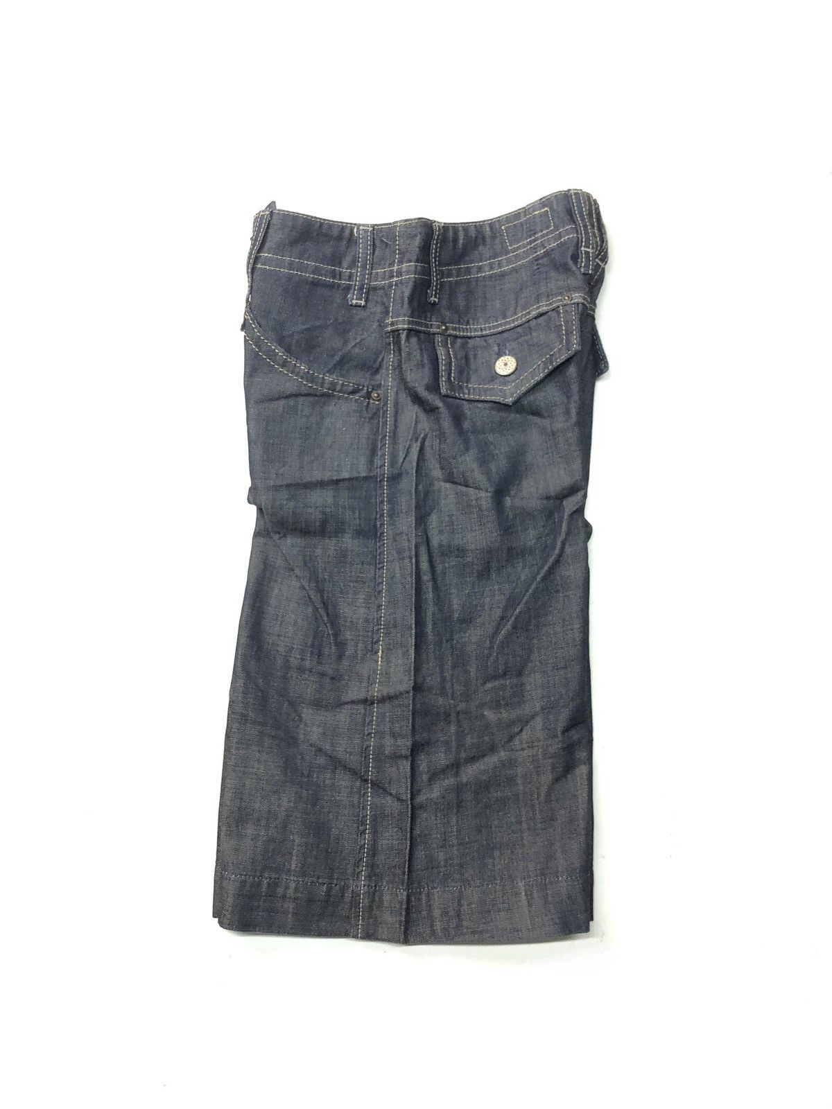 Japanese Brand × Vintage VINTAGE SWEET CAMEL SHORT WIDE LEG DENIM PANTS Size 27" / US 4 / IT 40 - 8 Thumbnail