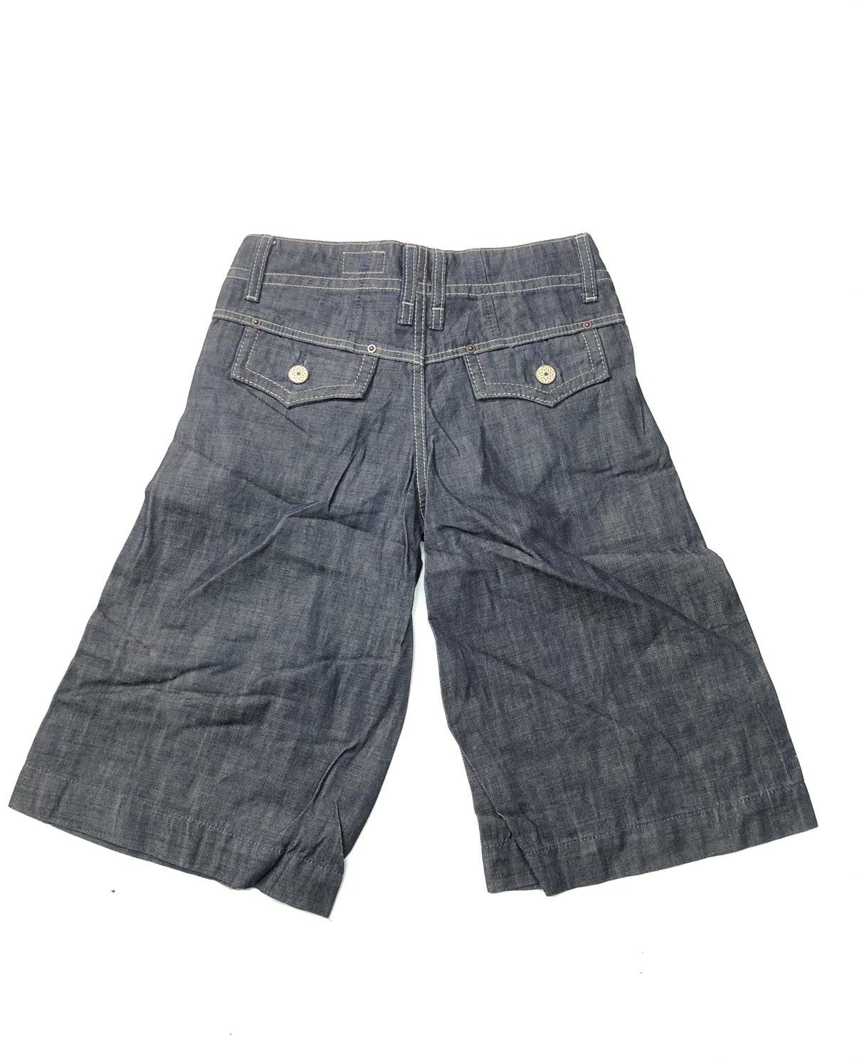 Japanese Brand × Vintage VINTAGE SWEET CAMEL SHORT WIDE LEG DENIM PANTS Size 27" / US 4 / IT 40 - 10 Thumbnail