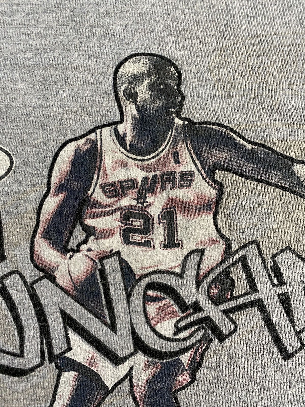 Lee Vintage ‘03 Tim Duncan MVP San Antonio Spurs Playoffs Tee Size US XXL / EU 58 / 5 - 4 Thumbnail