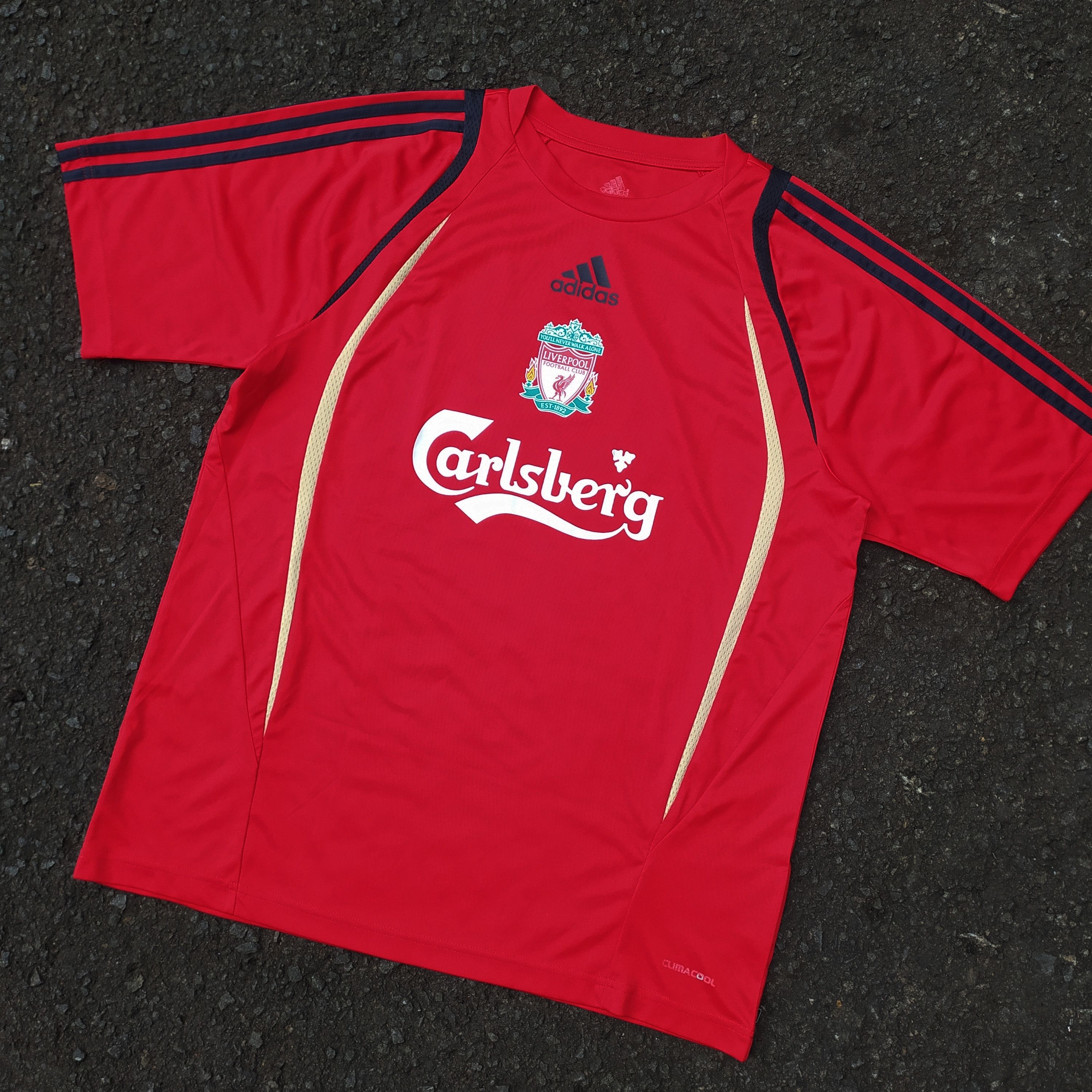 Adidas Liverpool FC Training/Leisure Jersey Shirt 2009-2010 Size US XL / EU 56 / 4 - 1 Thumbnail