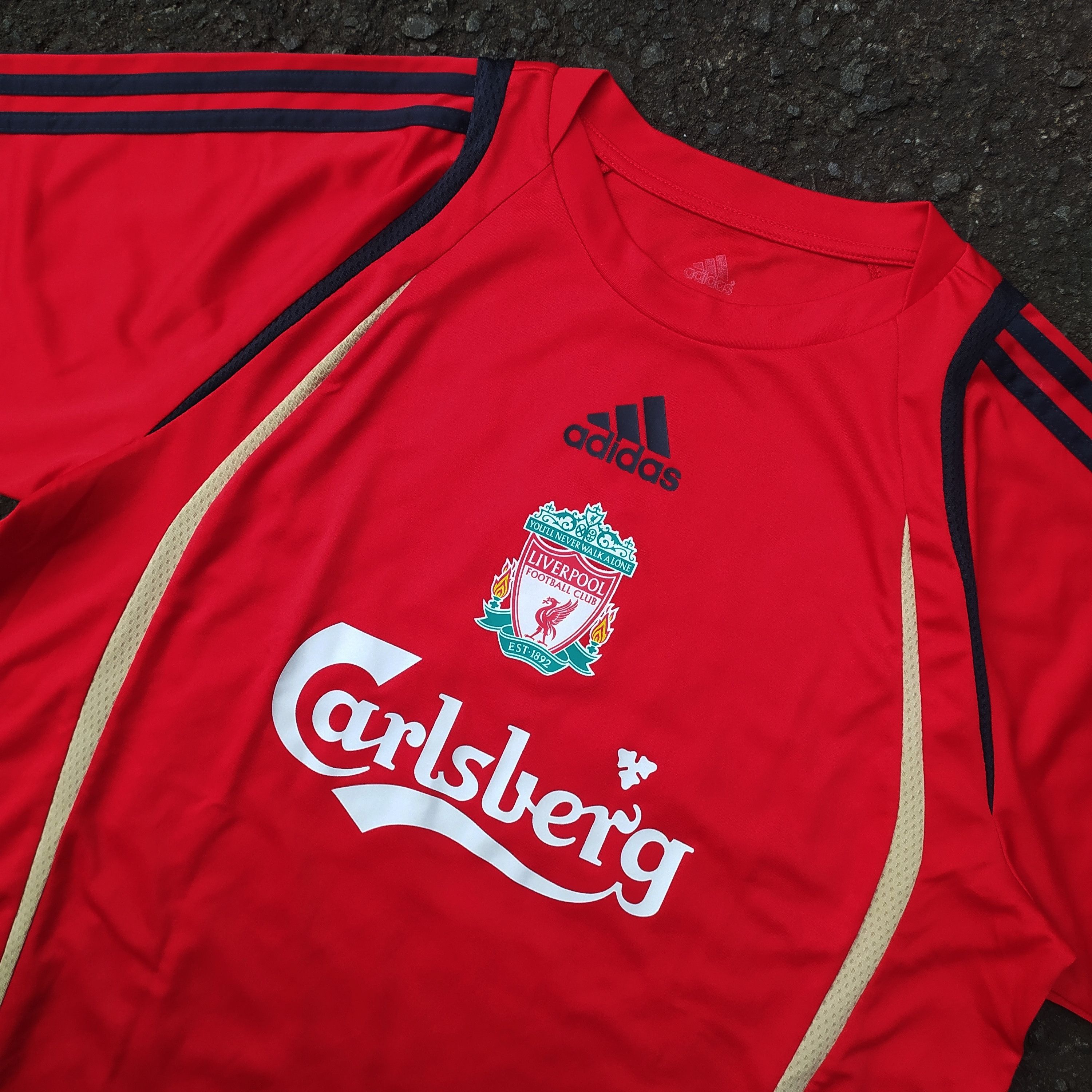 Adidas Liverpool FC Training/Leisure Jersey Shirt 2009-2010 Size US XL / EU 56 / 4 - 2 Thumbnail