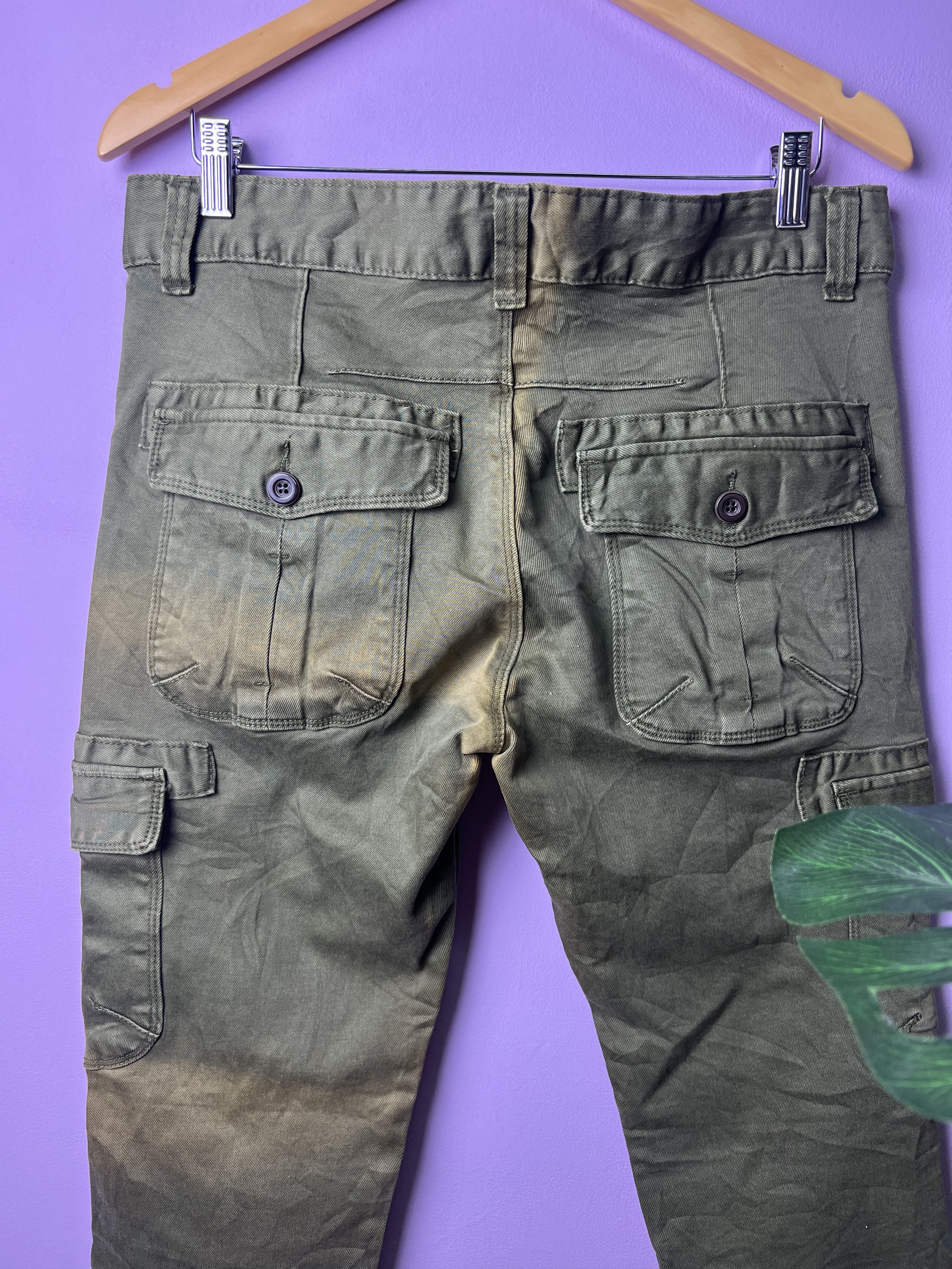 Japanese Brand 🔥Sun Faded Rare Adorable Tactical Cargo Pants Size US 34 / EU 50 - 10 Thumbnail