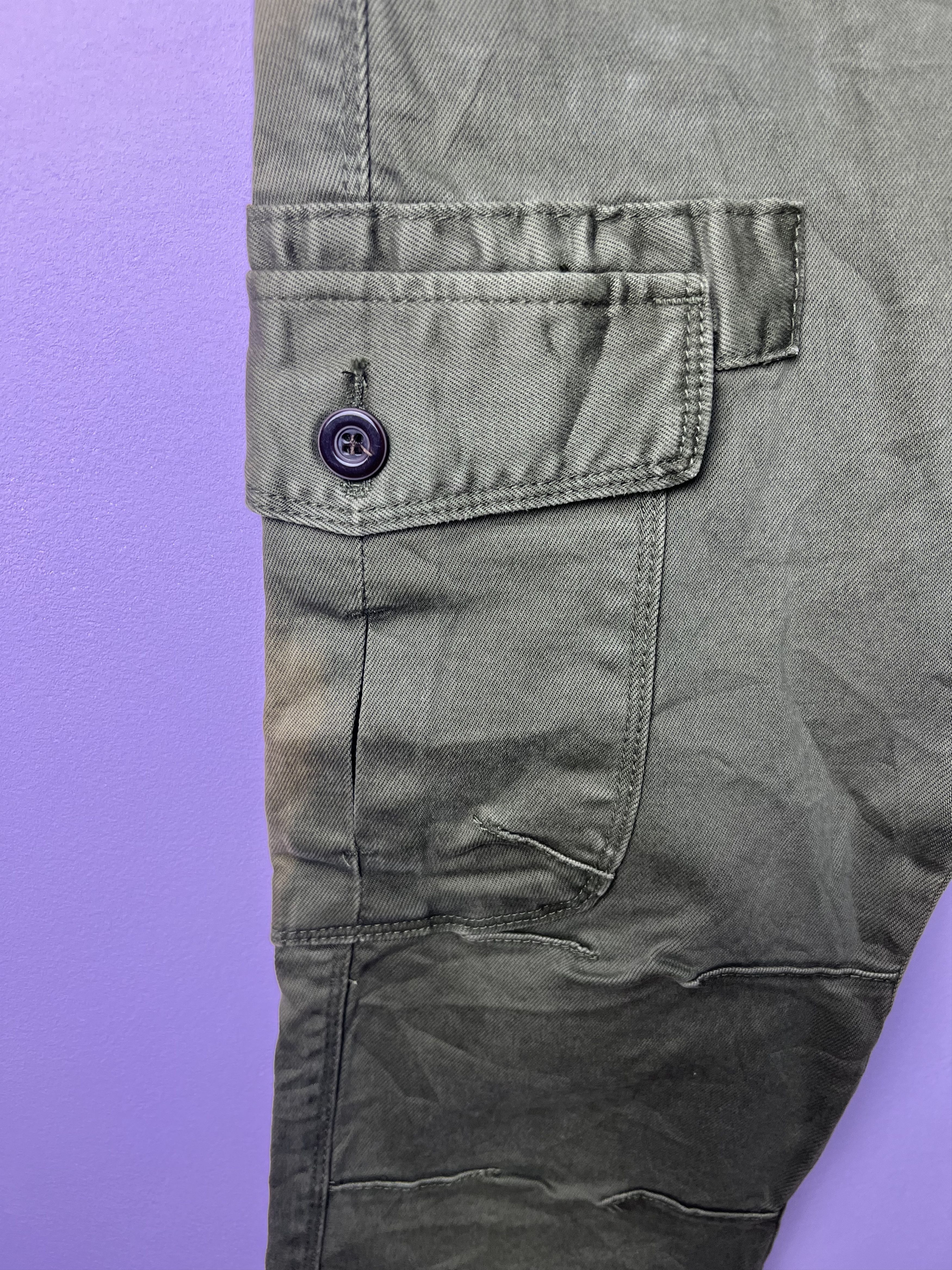 Japanese Brand 🔥Sun Faded Rare Adorable Tactical Cargo Pants Size US 34 / EU 50 - 8 Thumbnail