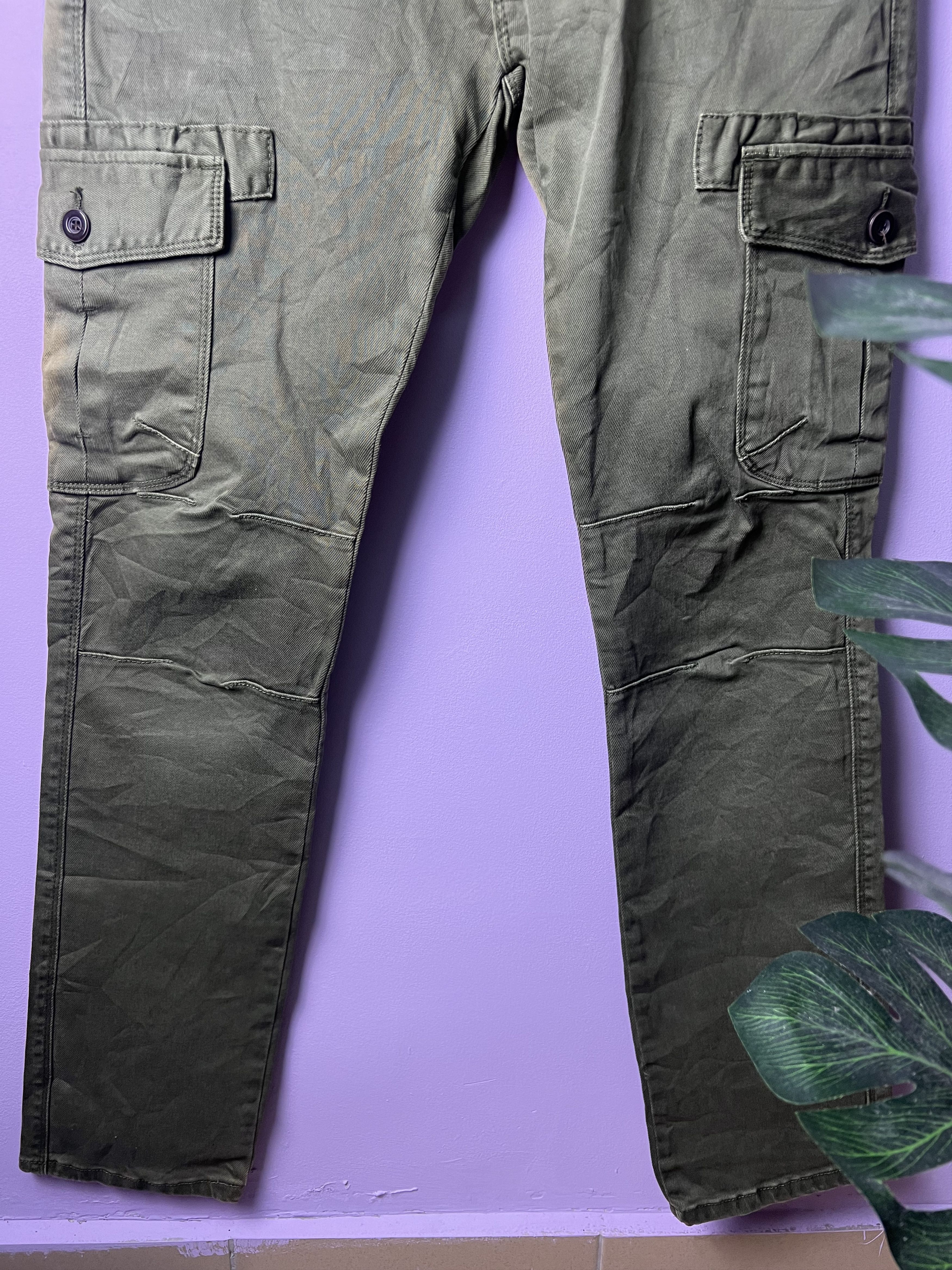 Japanese Brand 🔥Sun Faded Rare Adorable Tactical Cargo Pants Size US 34 / EU 50 - 5 Thumbnail